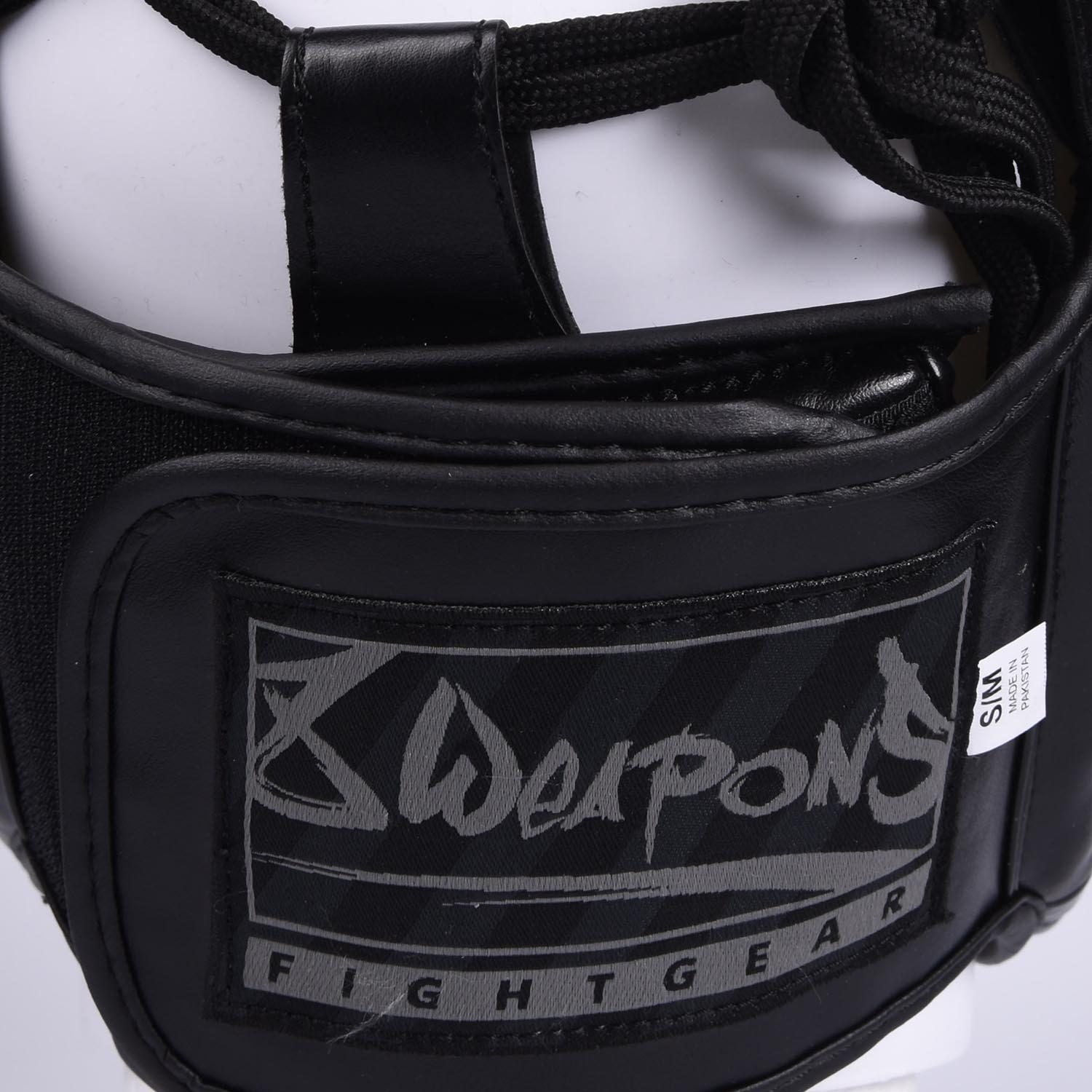 8 WEAPONS Head Guard, Unlimited, black-black, L/XL