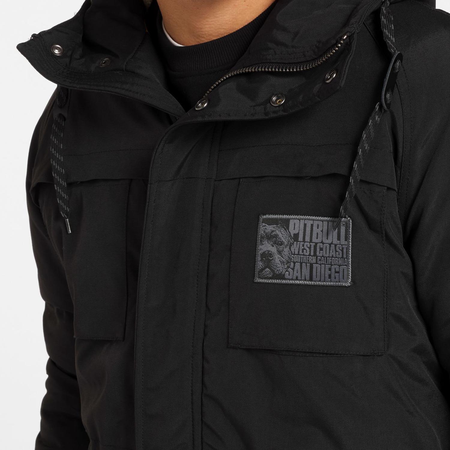 Pit Bull West Coast Parka Jacket, Gunner, black, XXL