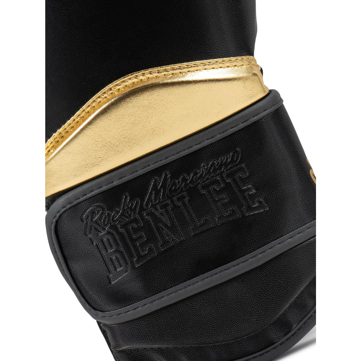BENLEE Boxing Gloves, Glance, black-gold, 16 Oz