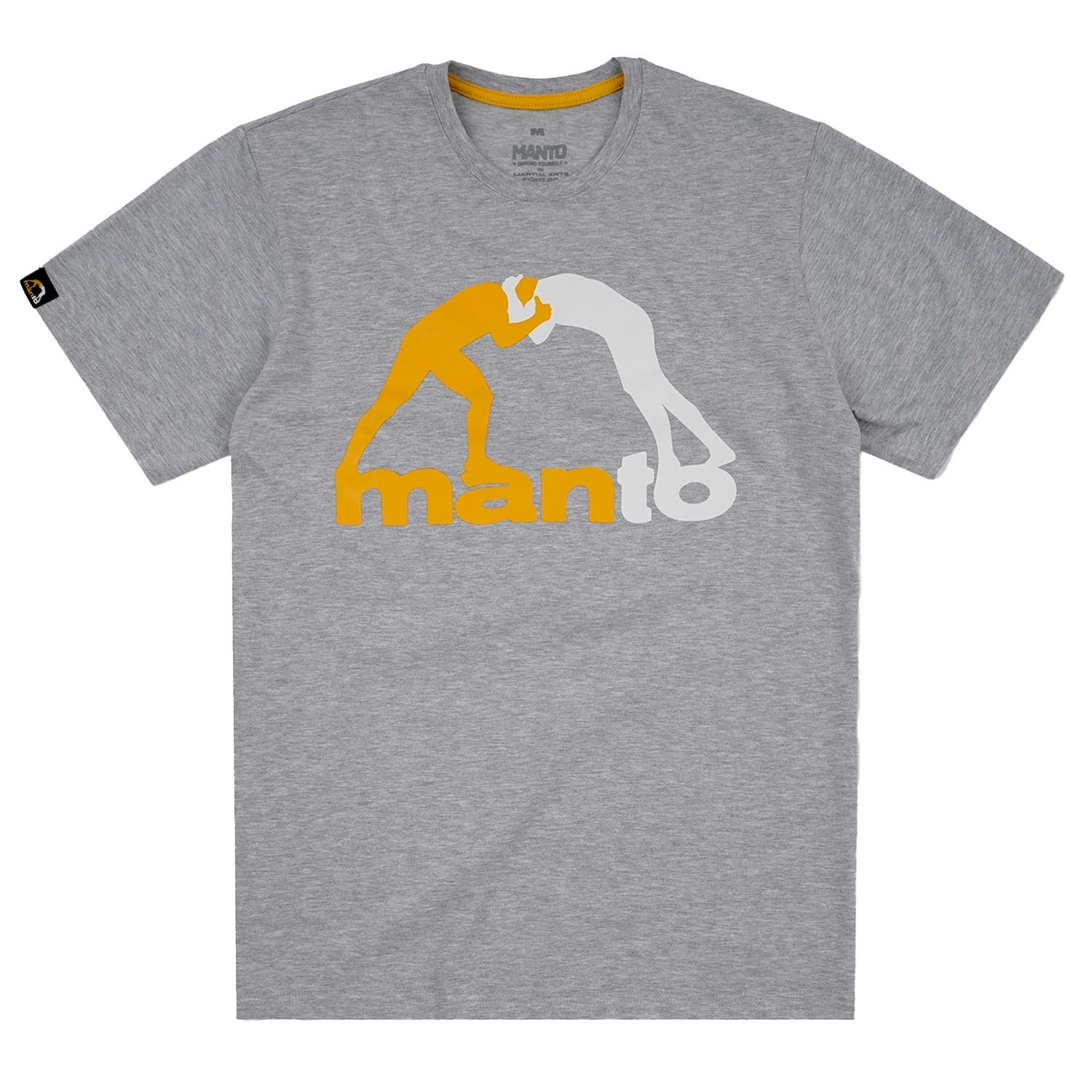 MANTO T-Shirt, Logo 24, grey, XL