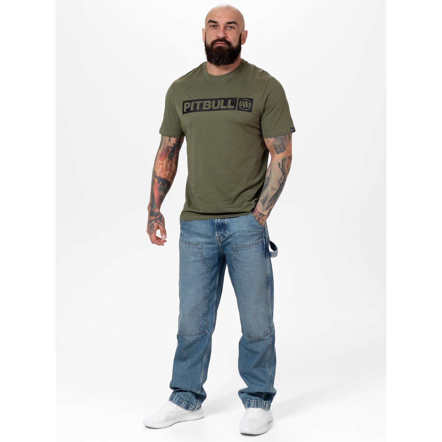 Pit Bull West Coast T-Shirt, Hilltop S70, olive, L