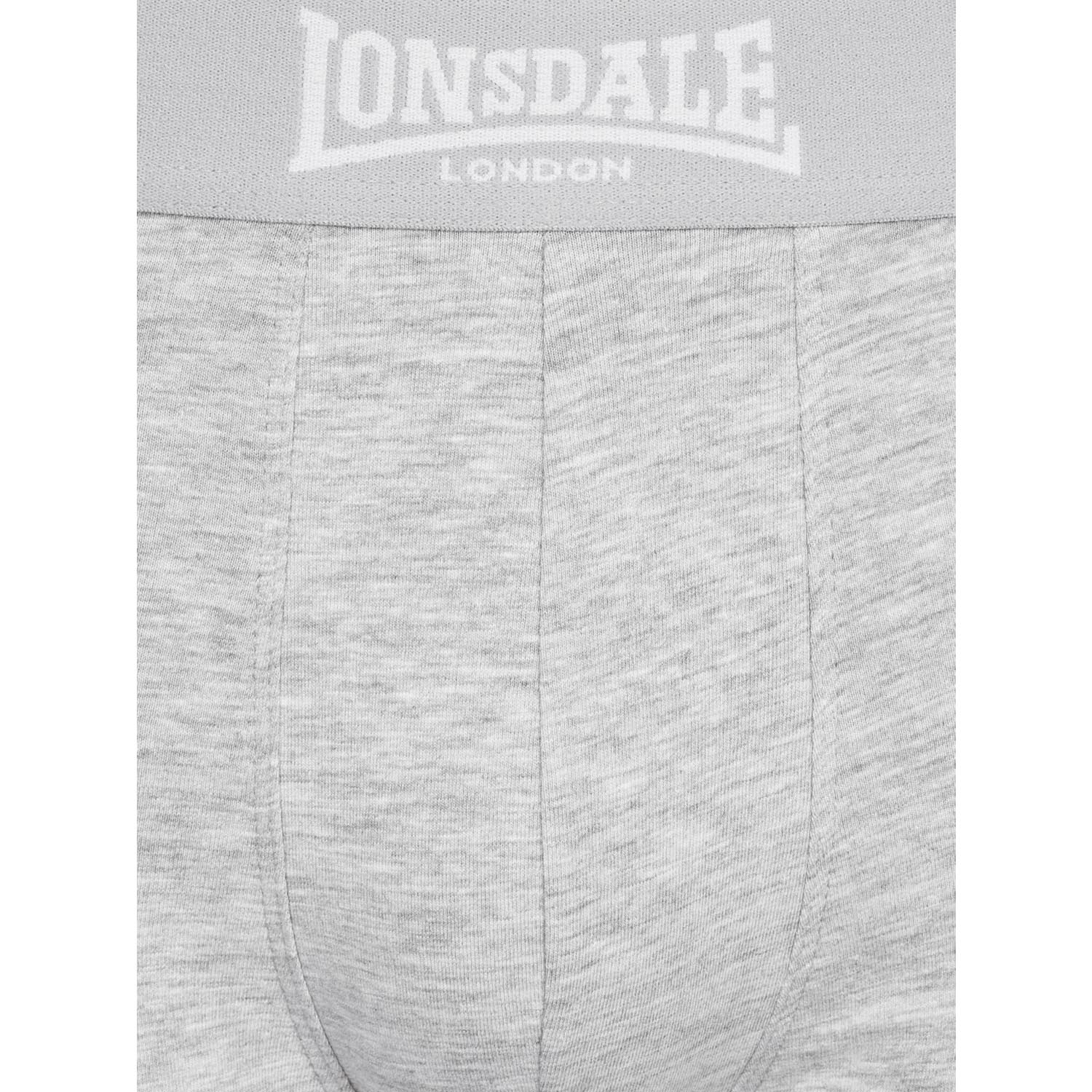 Lonsdale Boxershorts, East Challow, black-grey, XXL