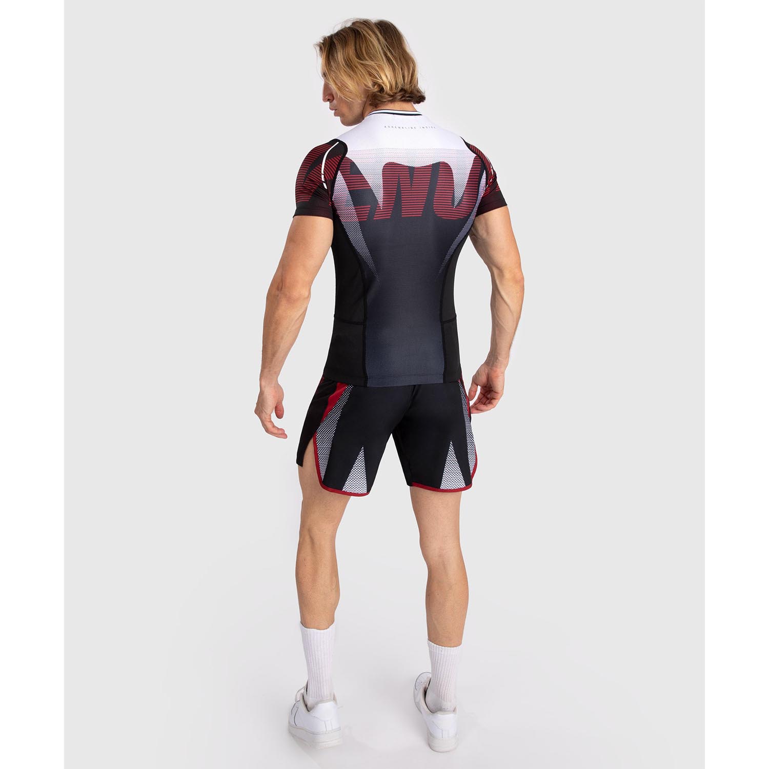 VENUM Rashguard, S/S, Adrenaline, schwarz-rot, L