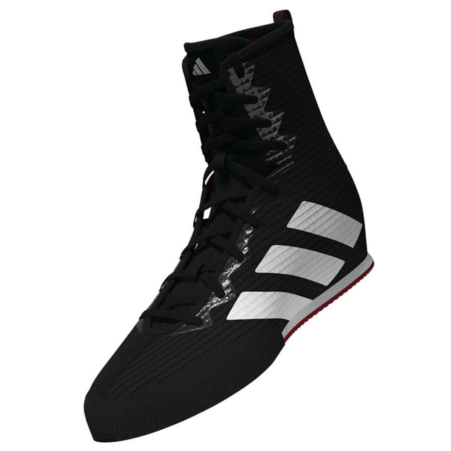 adidas Boxing Shoes, Box Hog 4, black-white, 47 ⅓ (UK 12)