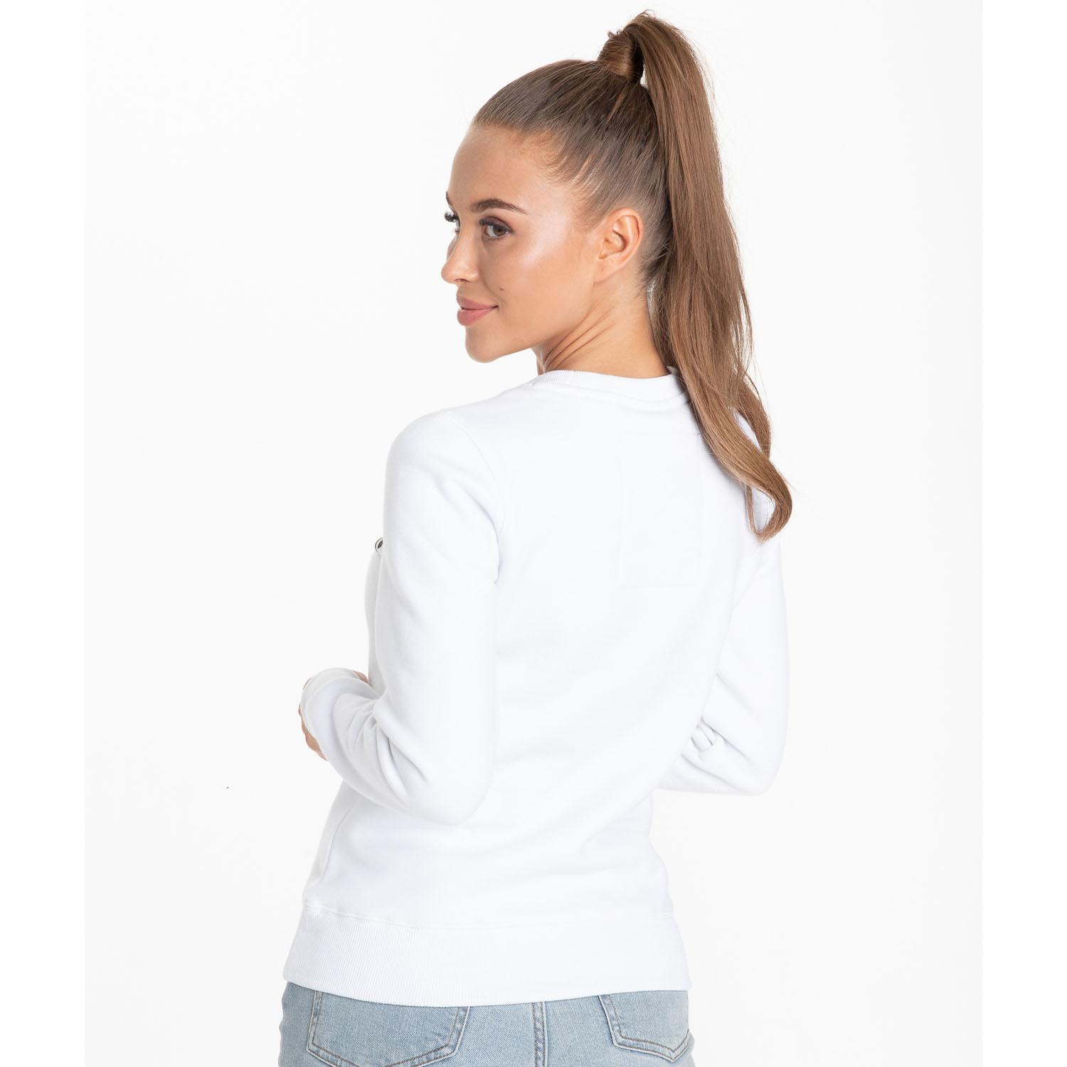 Pit Bull West Coast Pullover, Women, Boxing 21, white, S