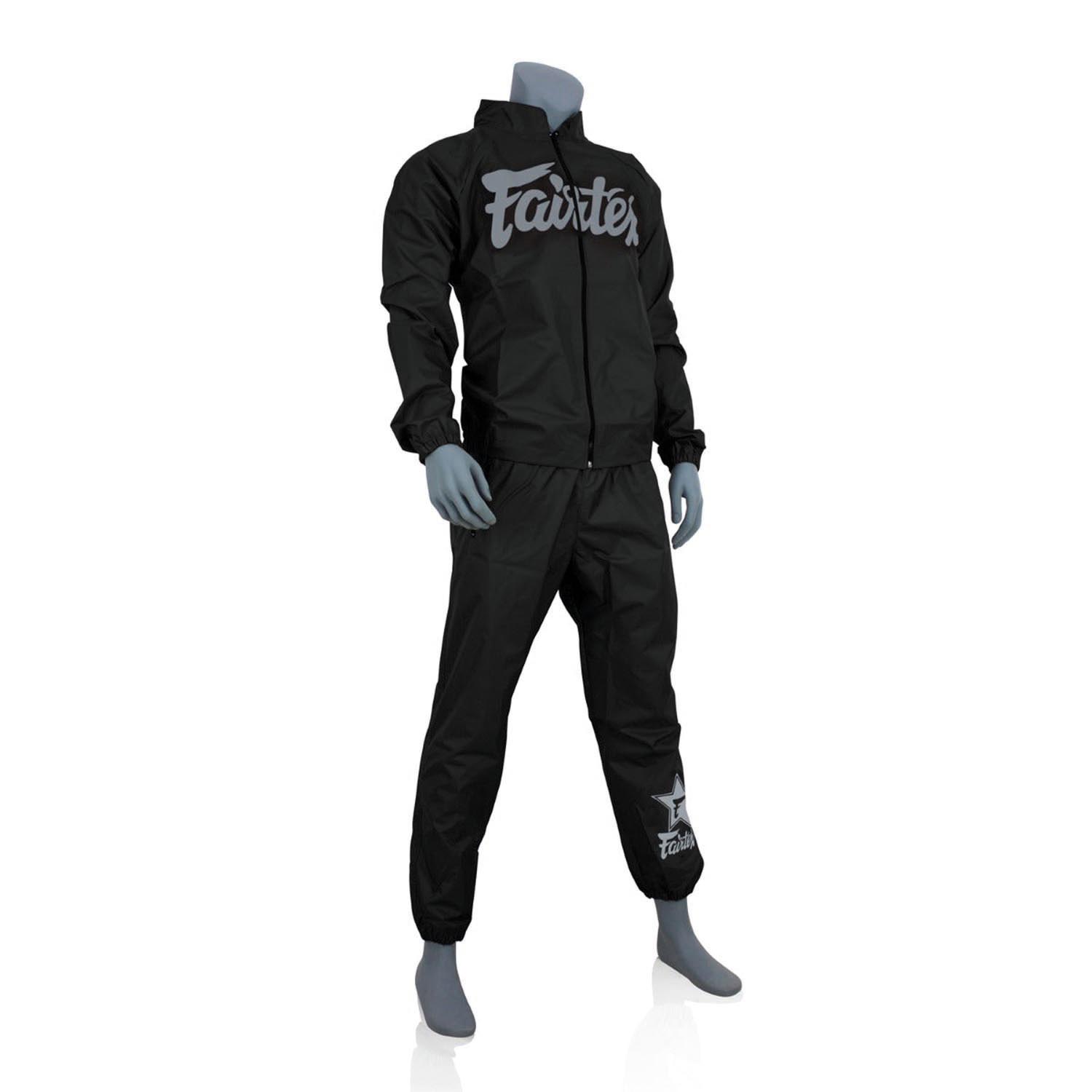 Fairtex Sauna Suits, VS3, black-grey, XXL