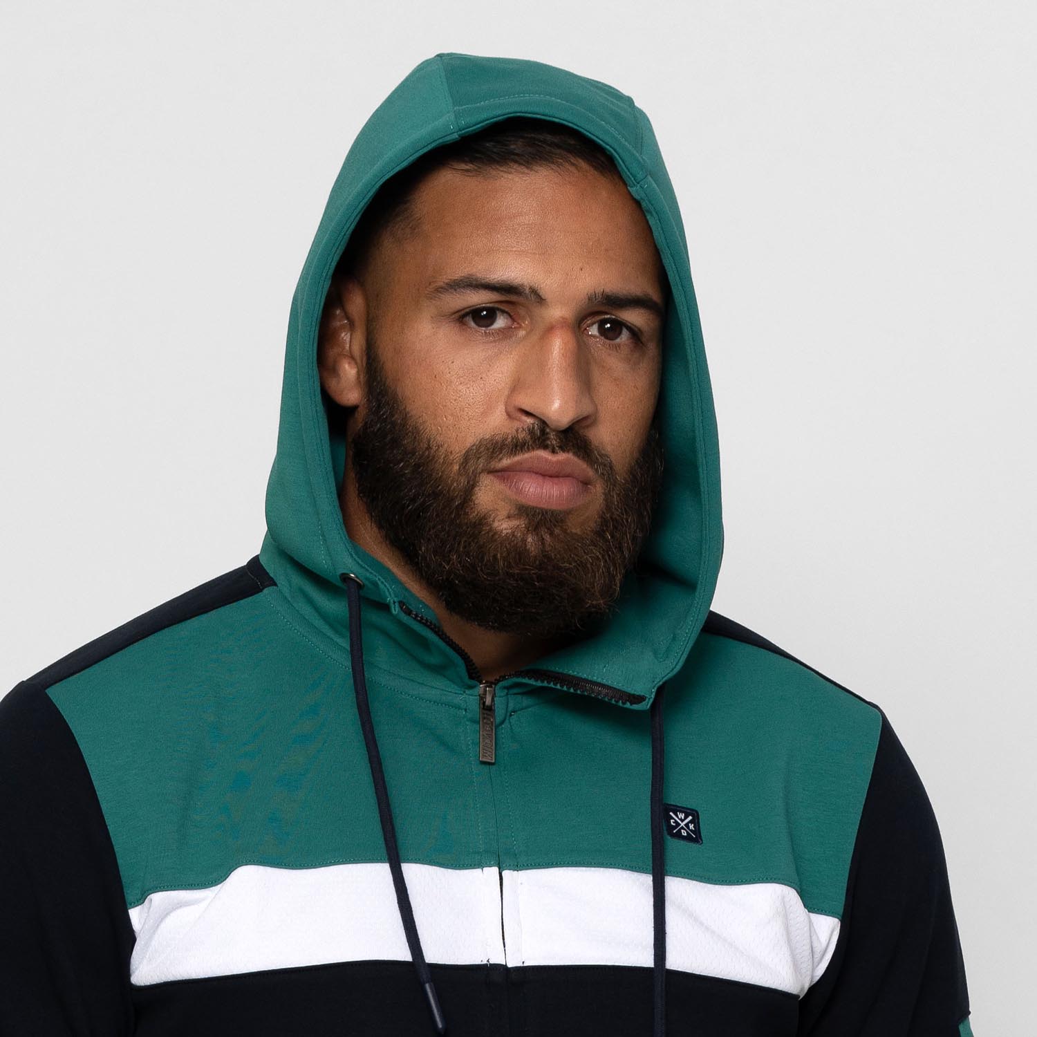 Wicked One Tracksuit, Draft, navy-truquoise, XXL