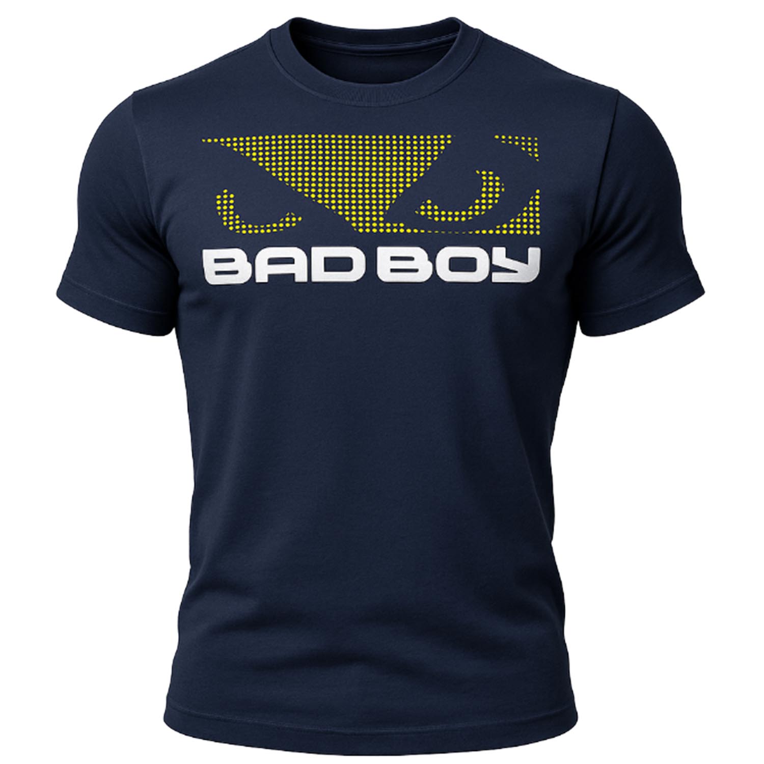 Bad Boy T-Shirt, Textured Logo, navy, XXL