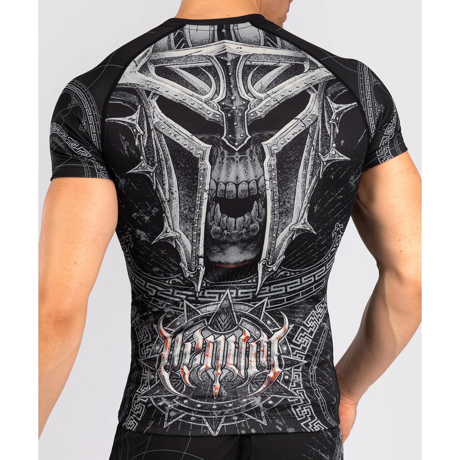 VENUM Rashguard, S/S, GLDTR 5.0, black-orange, XXL