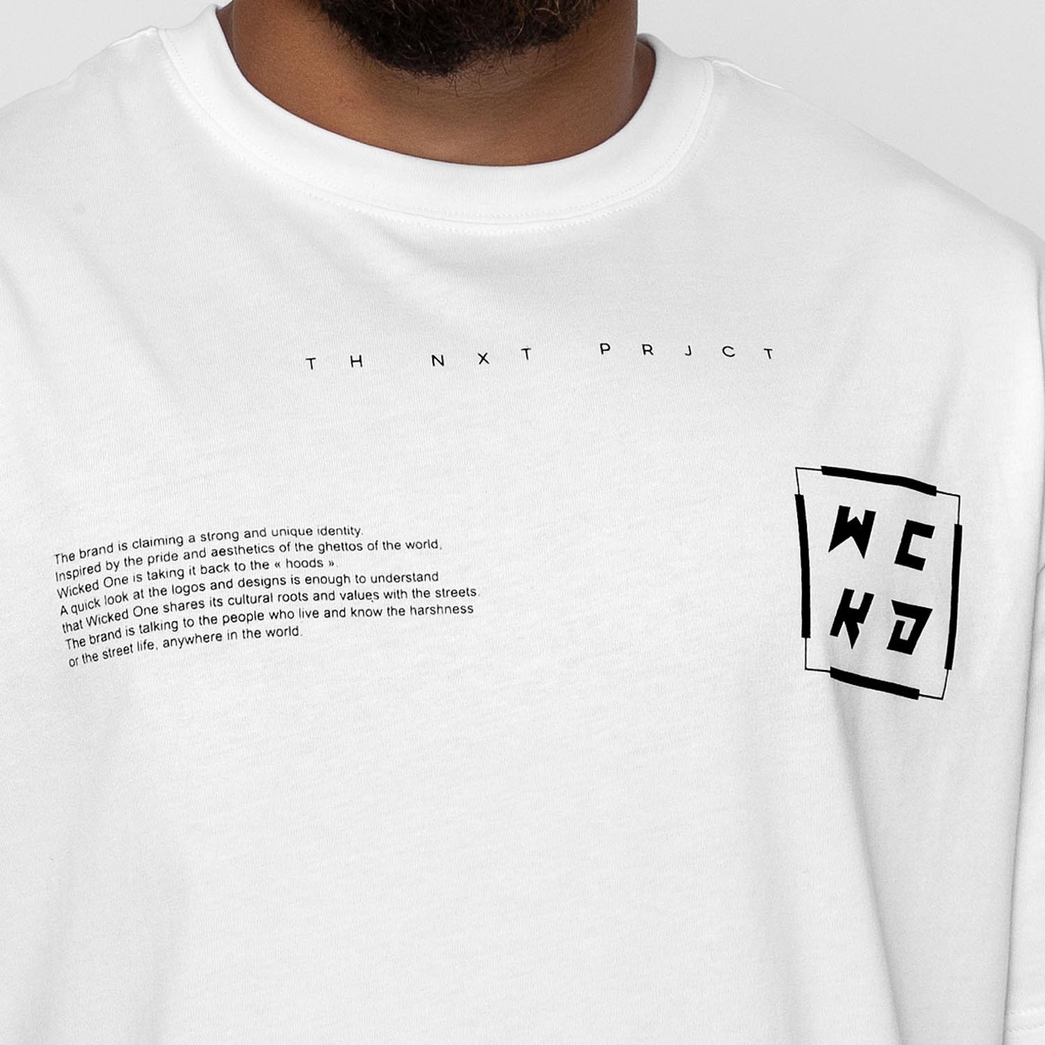 Wicked One Oversized T-Shirt, Project, white, M