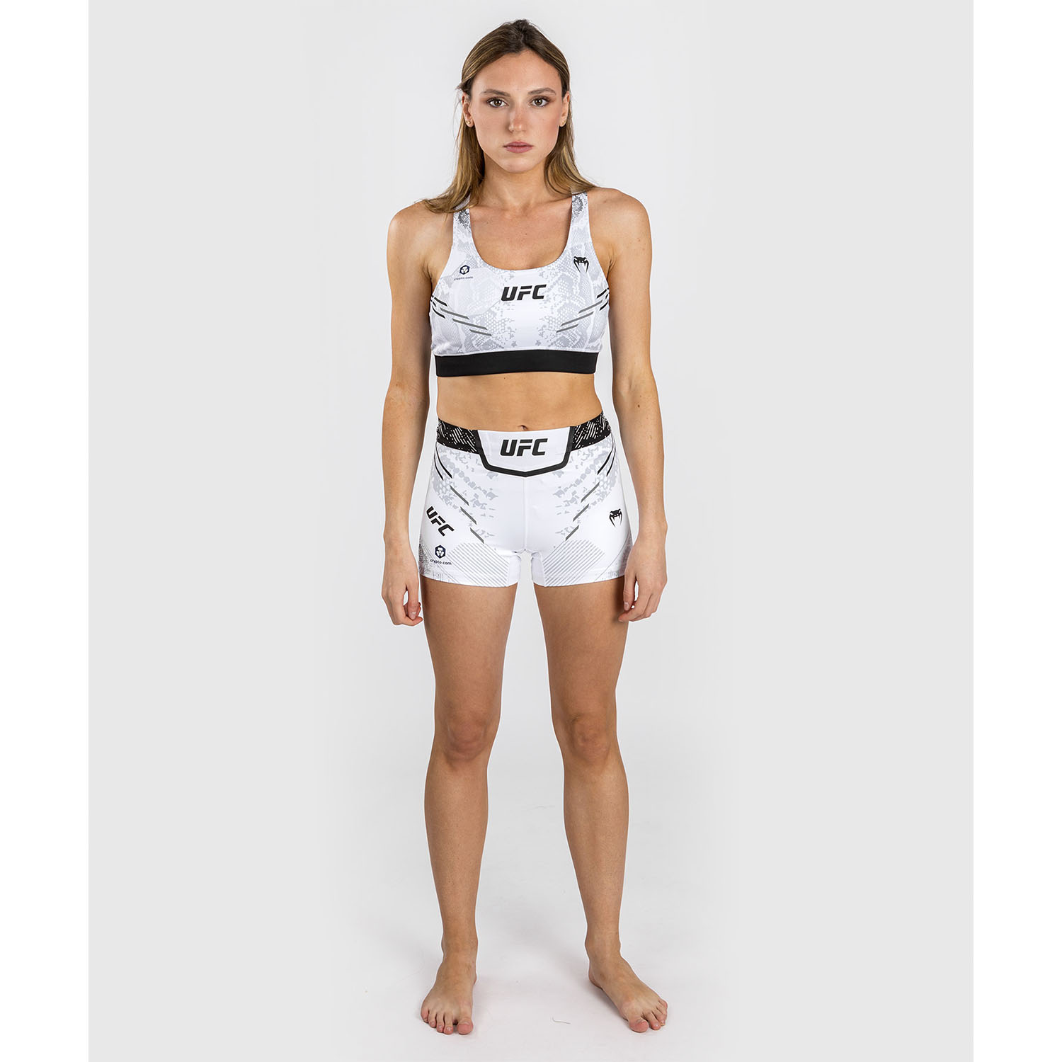VENUM Sports Bra, Damen, UFC Fight Night, Adrenaline, weiß, S