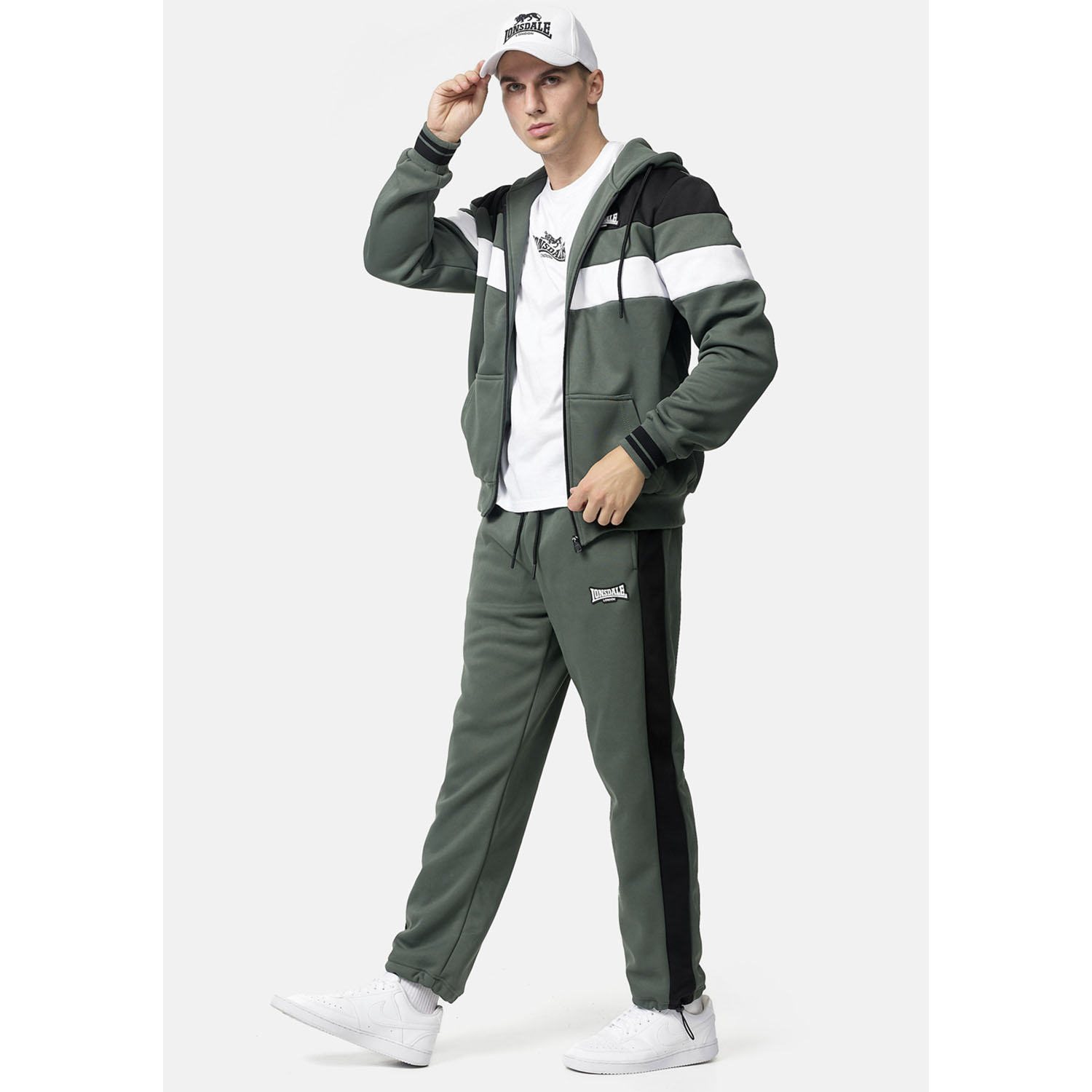 Lonsdale Jogging Suit, Ardnarff, olive, S