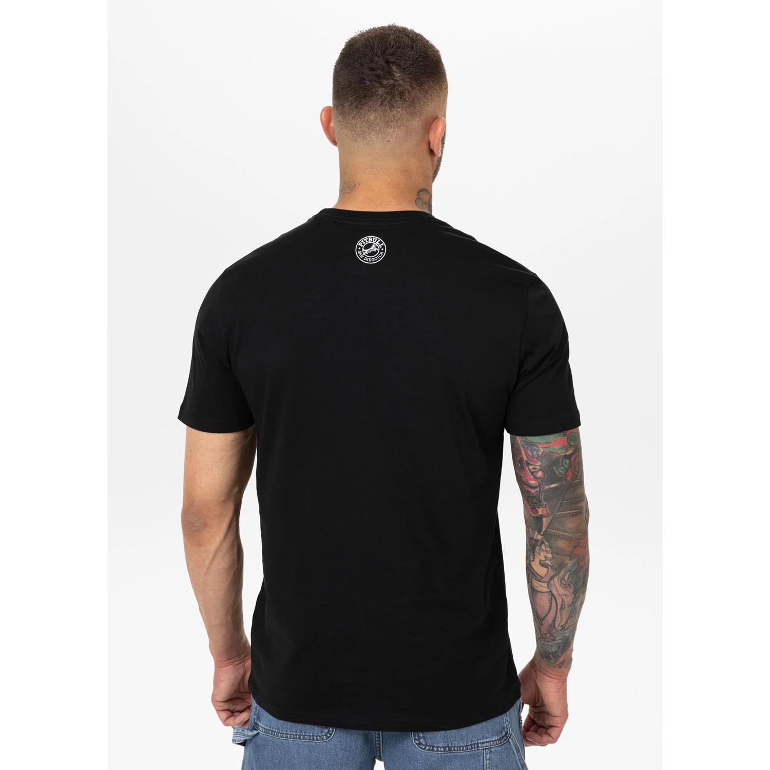 Pit Bull West Coast, T-Shirt, San Diego CA, black-white, XXXL