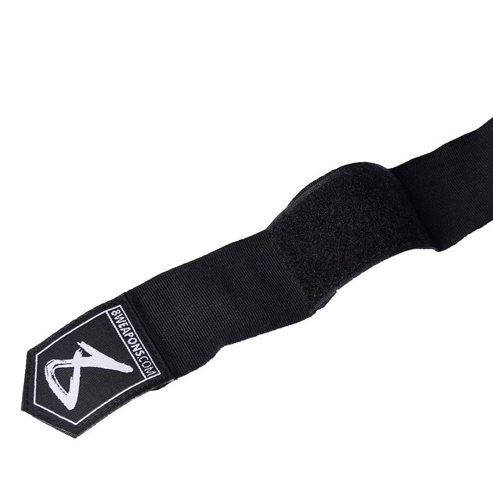 8 WEAPONS Hand Wraps, semi-elastic, 2 m, black