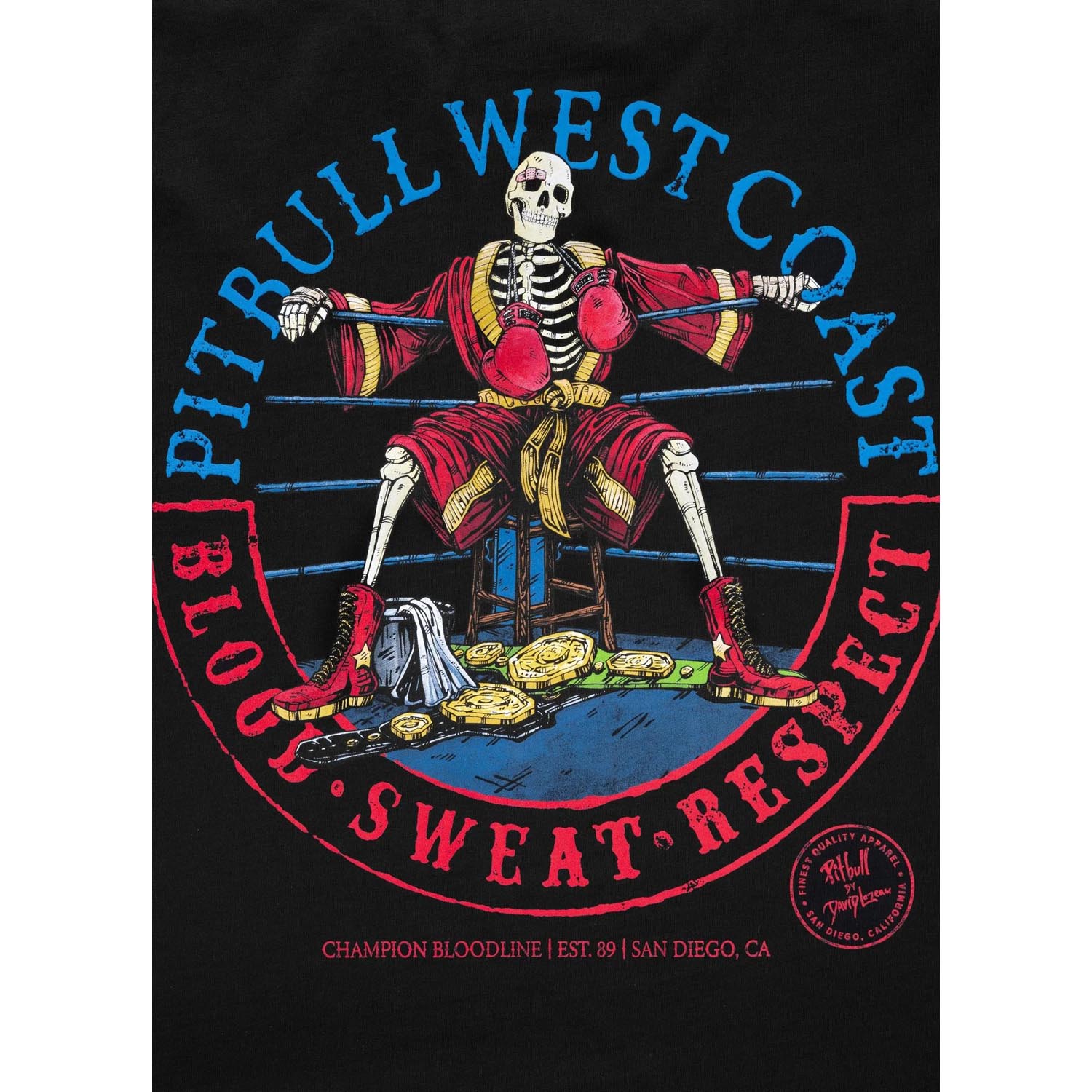 Pit Bull West Coast T-Shirt, Champion Bloodline 2, black, XXXL