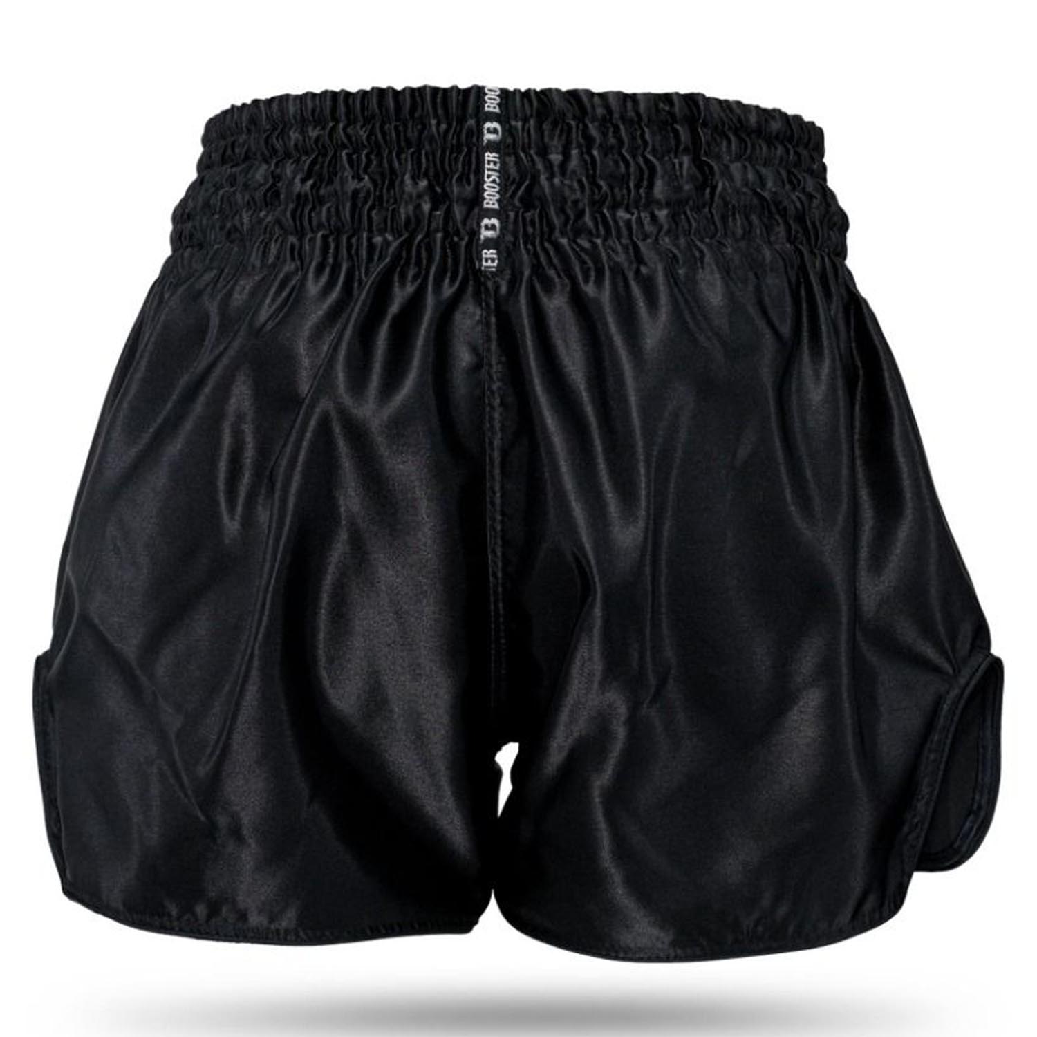 Booster Muay Thai Shorts, Thunder, black-white, XL
