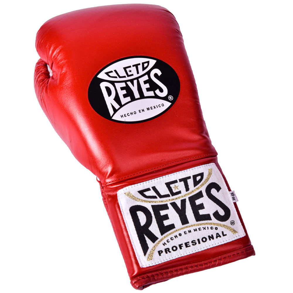 Cleto Reyes Boxing Gloves, Safetec Contest, red, 10 Oz