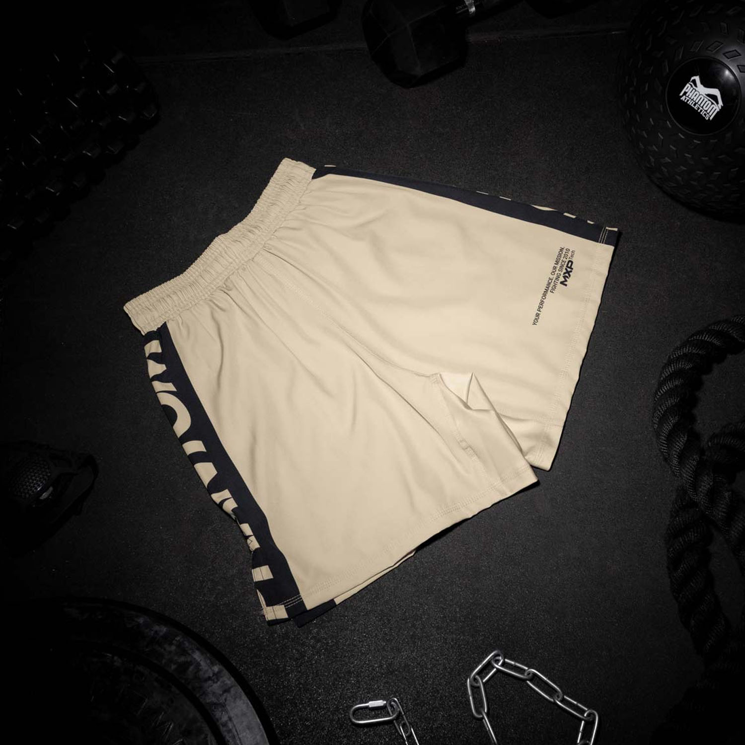 Phantom Athletics MMA Fight Shorts, Evo Apex, sand, XXL