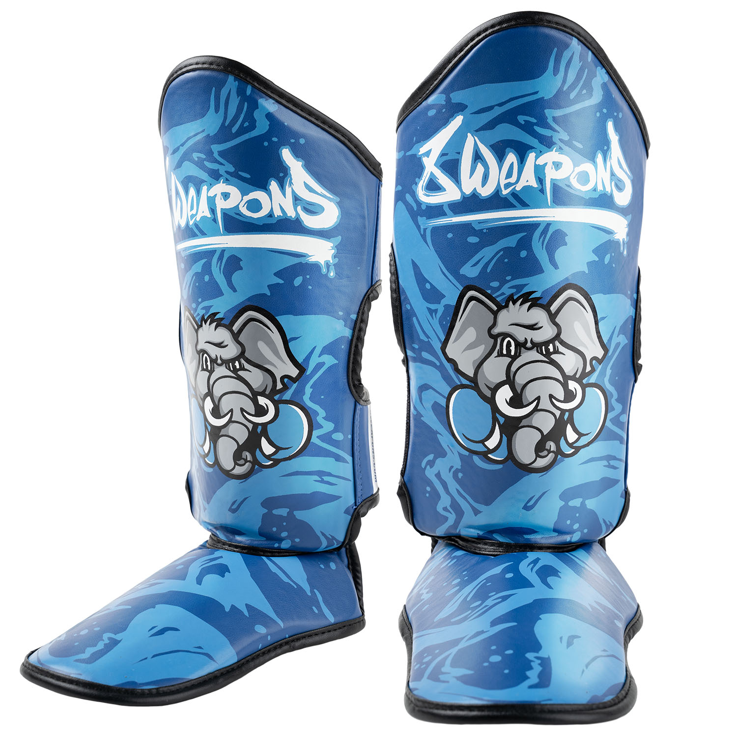 8 WEAPONS Shin Guards, Kids, Jipe, blue, L/XL
