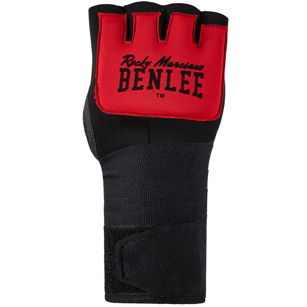 BENLEE Gel Handschuhe, Gelglo, schwarz-rot, M