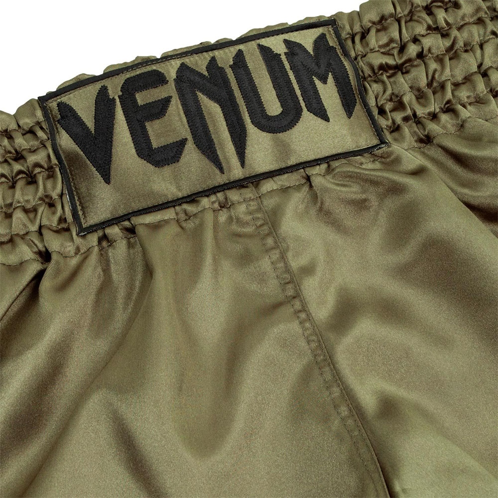 VENUM Muay Thai Shorts, Classic, olive-schwarz, XXL