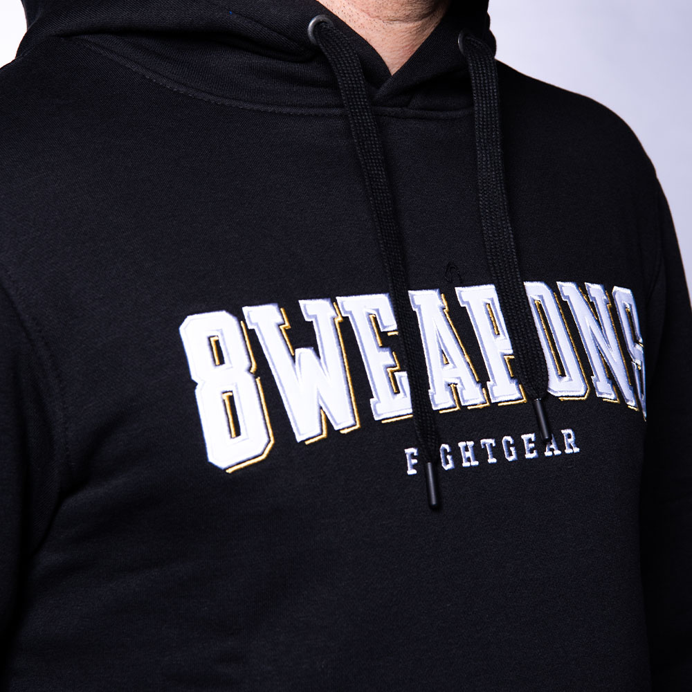 8 WEAPONS Hoodie, Classic, schwarz, L