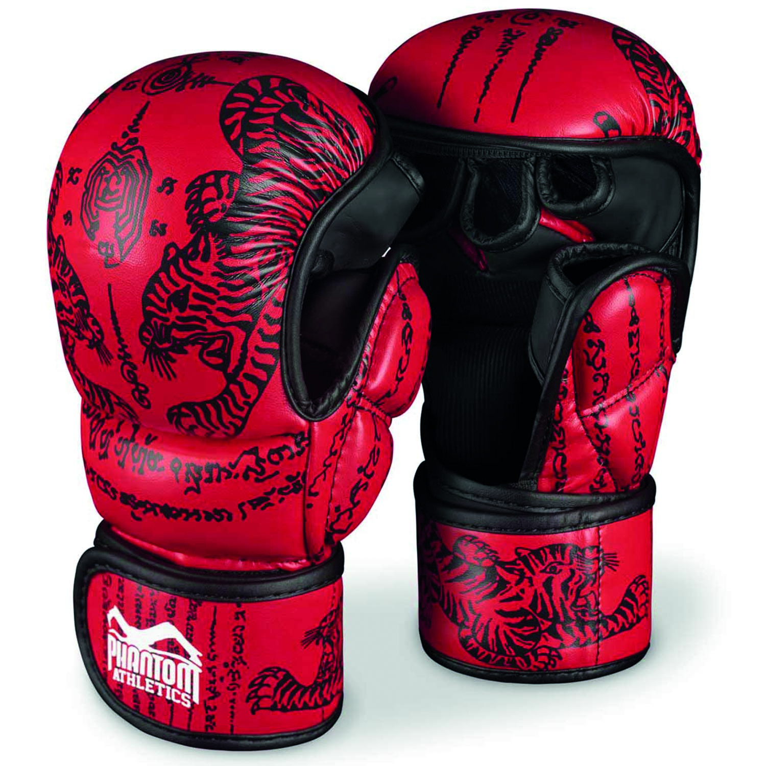 Phantom Athletics MMA Sparring Gloves, Muay Thai, red, S/M