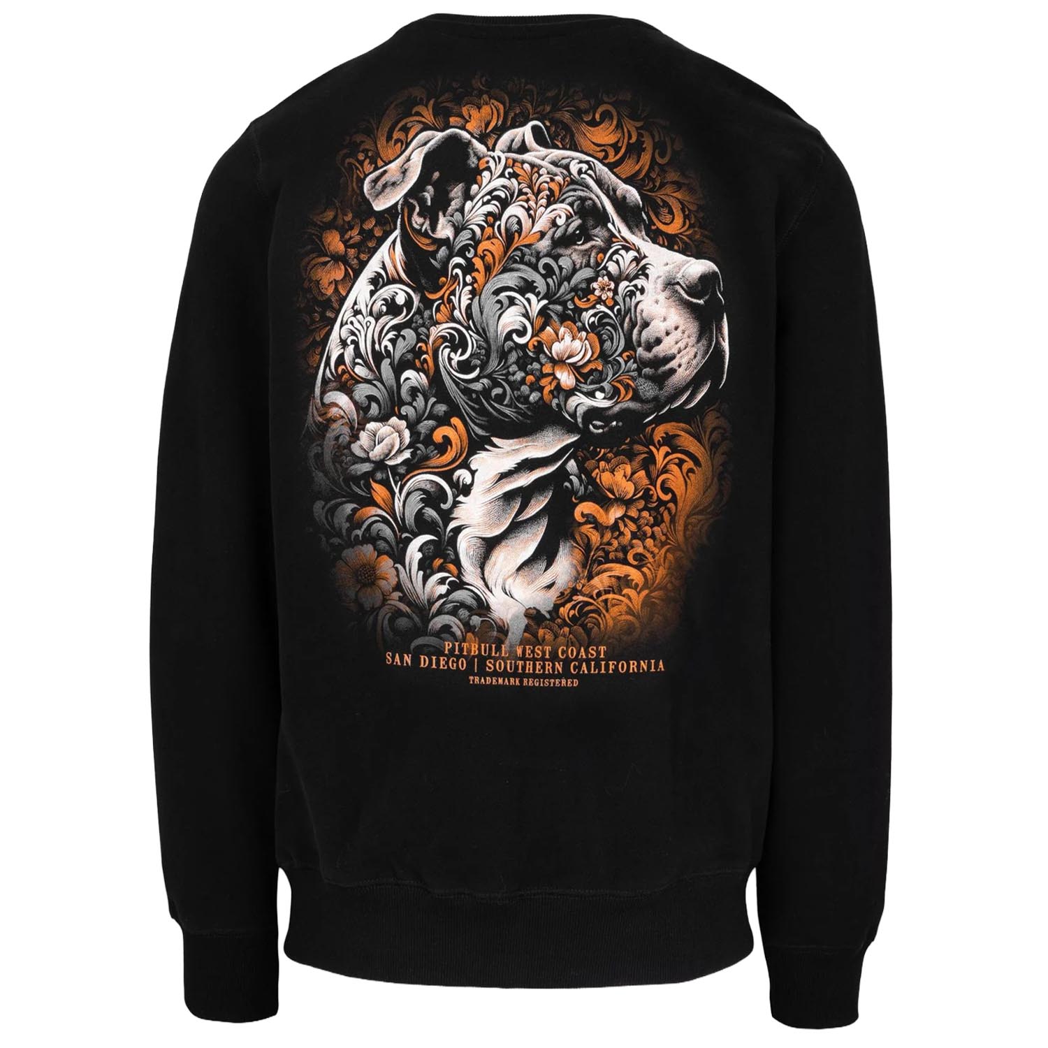 Pit Bull West Coast Crewneck, Tattoo, black, S
