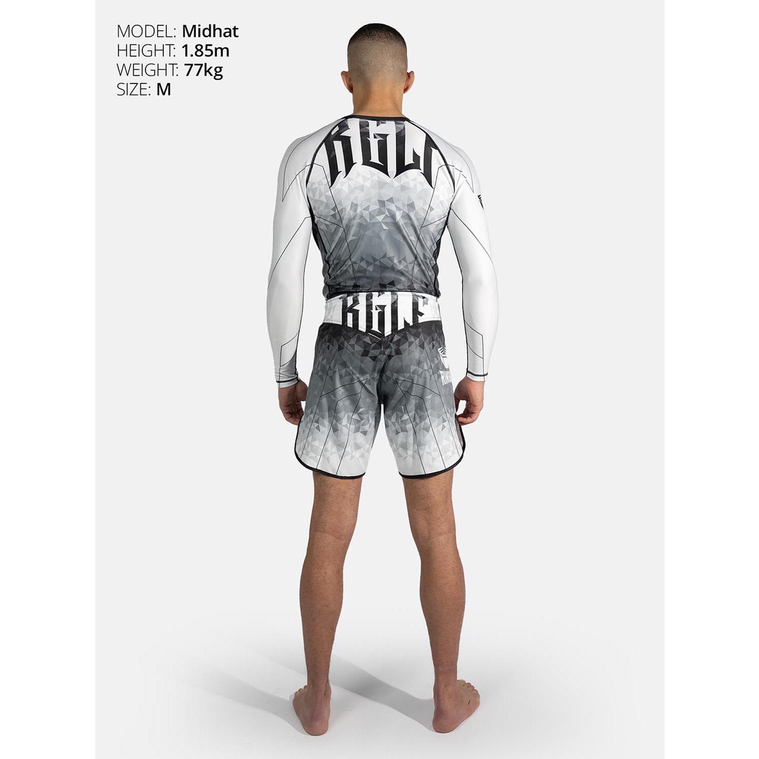 RINGLIFE Rashguard L/S - Transition black-white L
