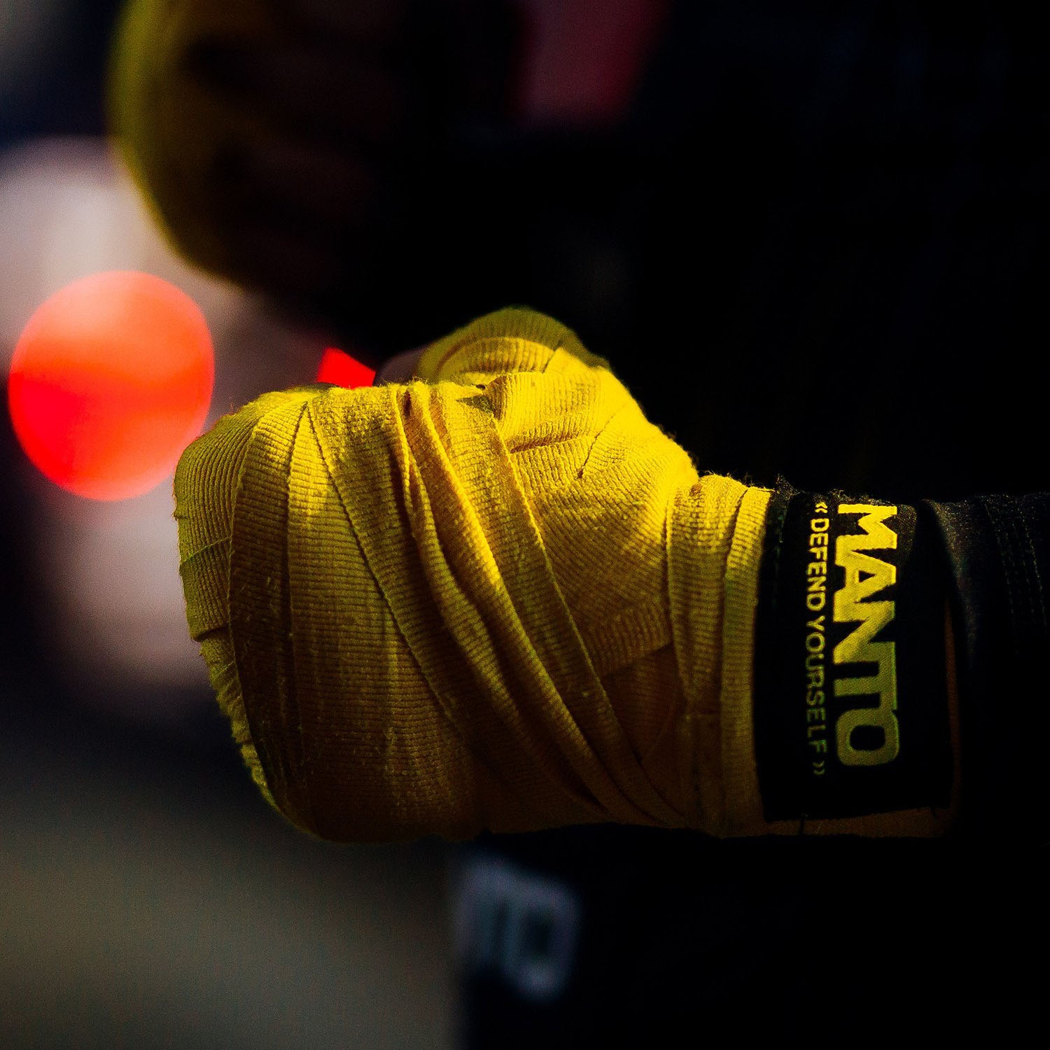 MANTO Boxbandagen, Defend V2, elastisch 4 m, gelb