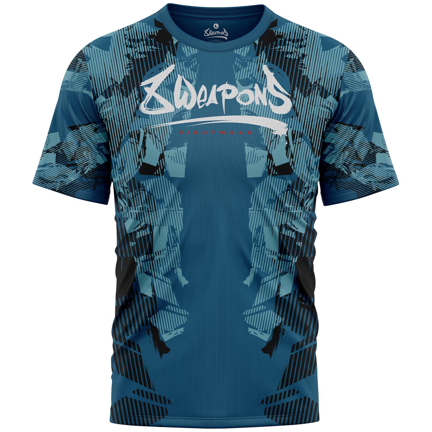 8 WEAPONS Functional T-Shirt, Hit 2.0, navy-schwarz, XXL