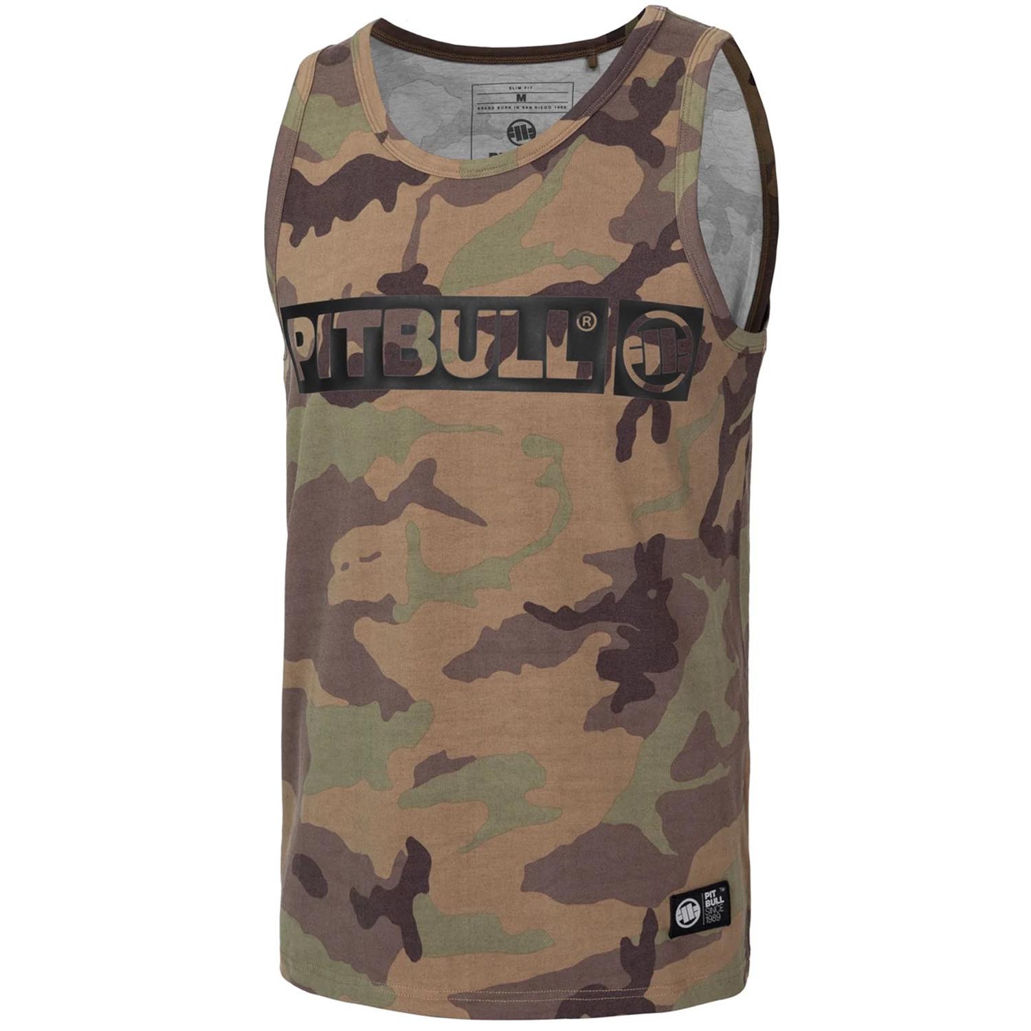 Pit Bull West Coast Tank Top, Hilltop, woodland-camo, XXXL