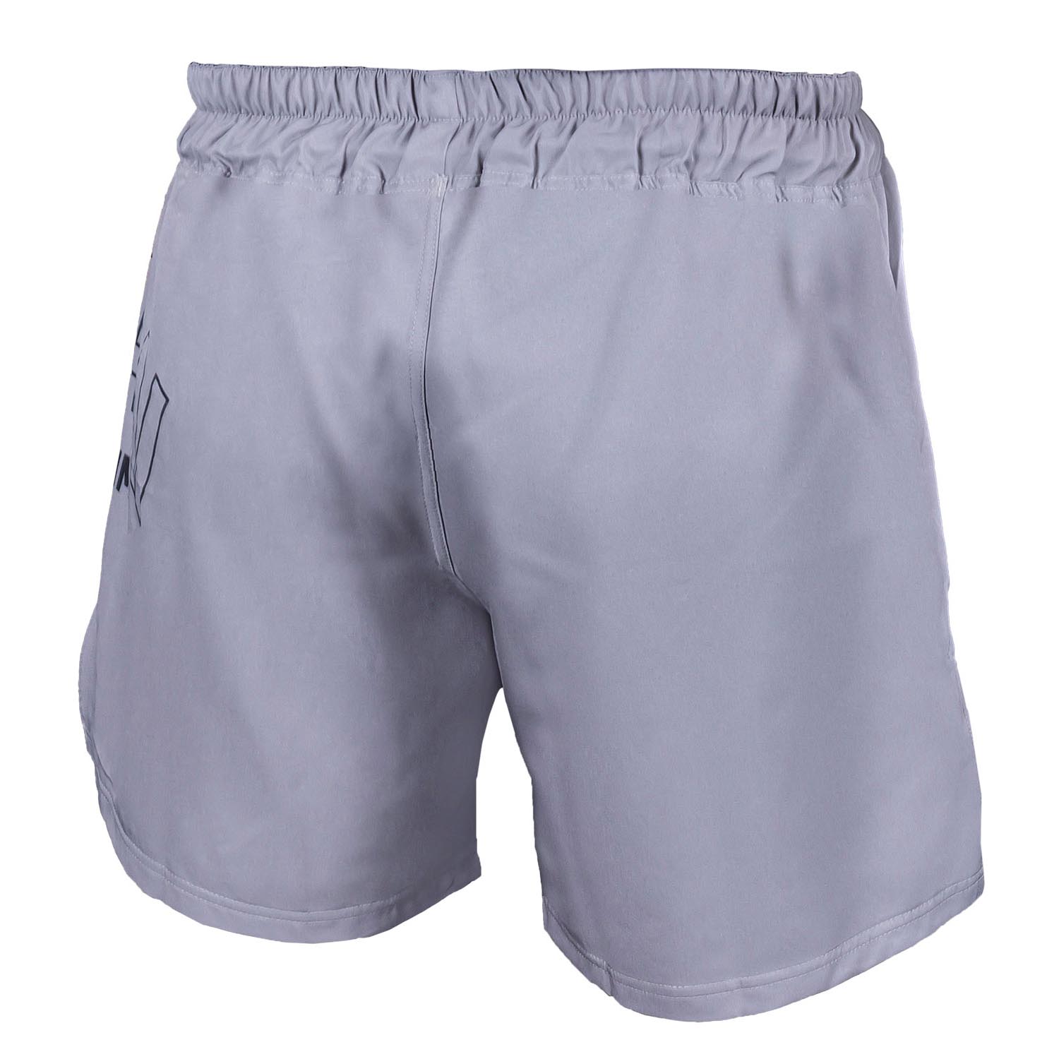 OKAMI MMA Fight Shorts, Logo, grey, XXL