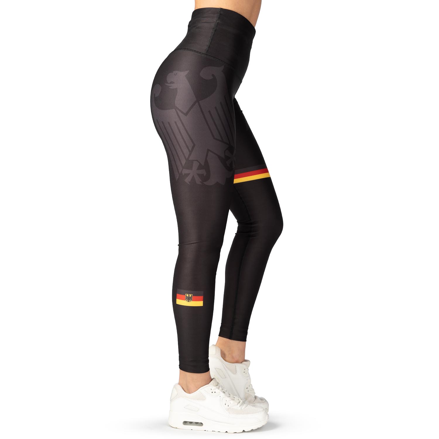 Anarchy Apparel Compression Leggings, Black Eagle, XL