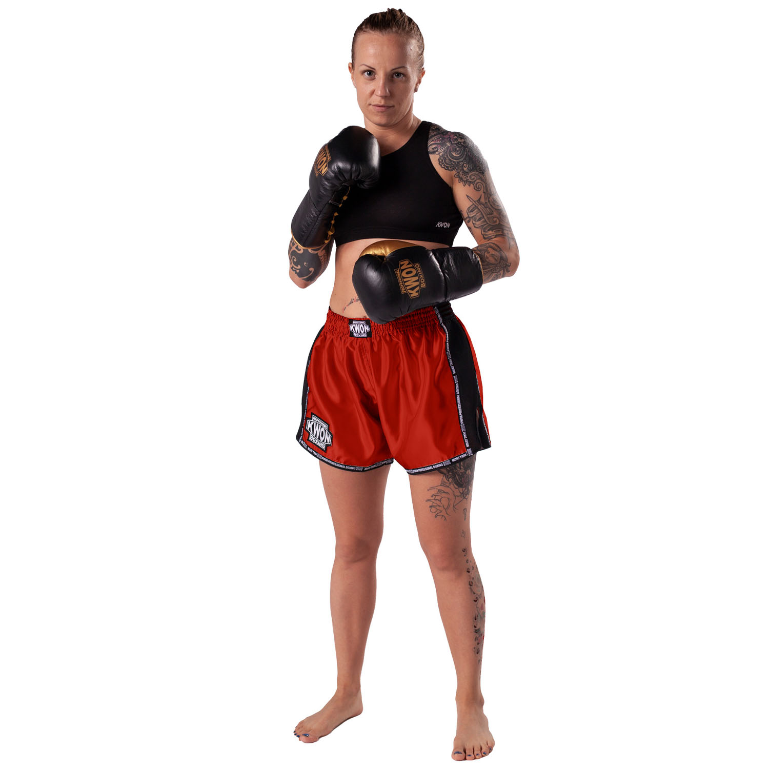 KWON Muay Thai Shorts, Evolution, red, S
