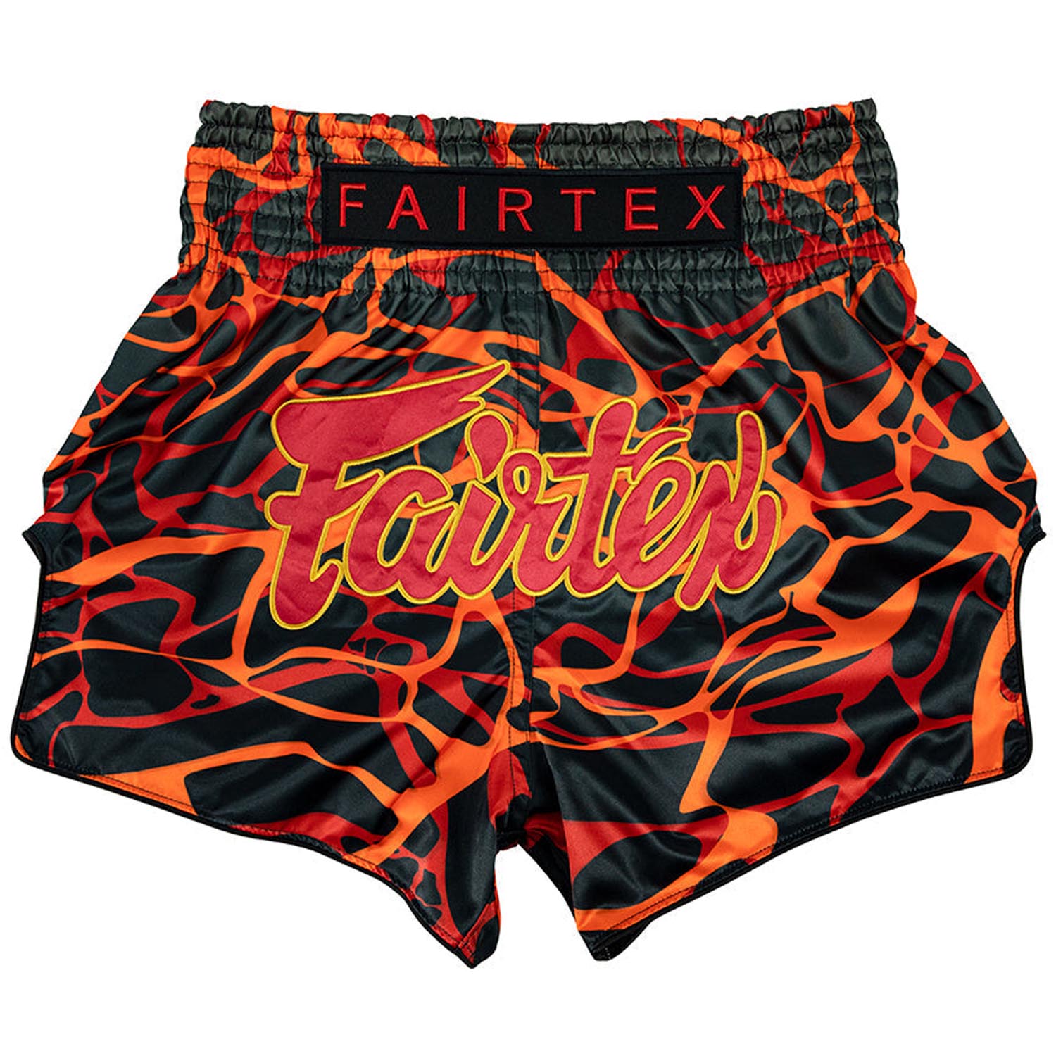 Fairtex Muay Thai Shorts, BS1926, Magma, black-red, S