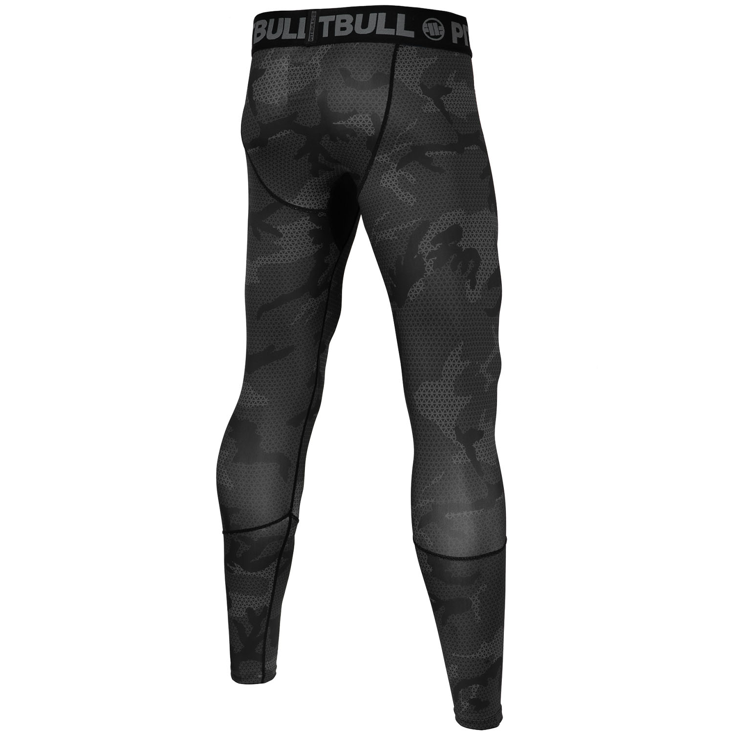 Pit Bull West Coast Compression Pants, Net-camo, Hilltop 2, schwarz-camo, XXXL