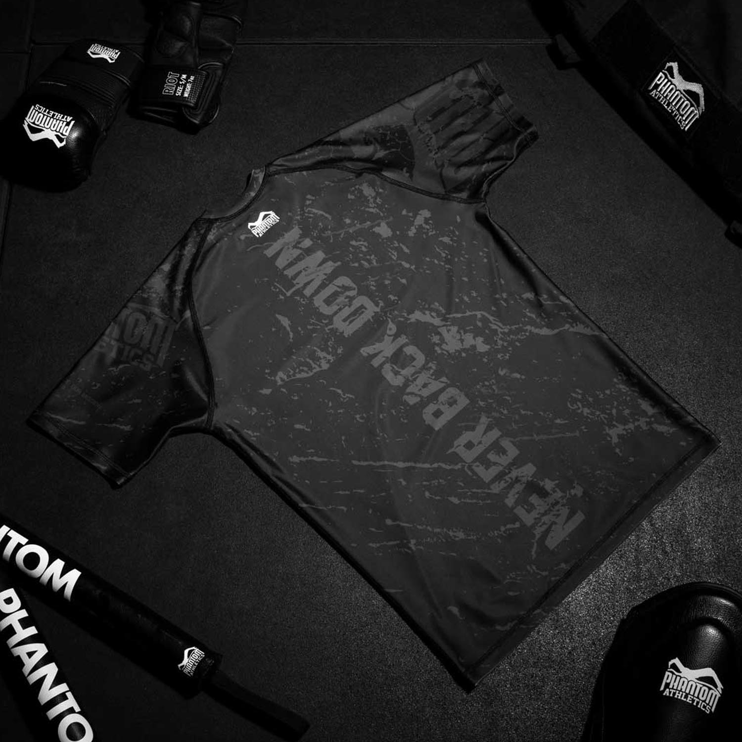 Phantom Athletics Rashguard, S/S, Germany, black, M