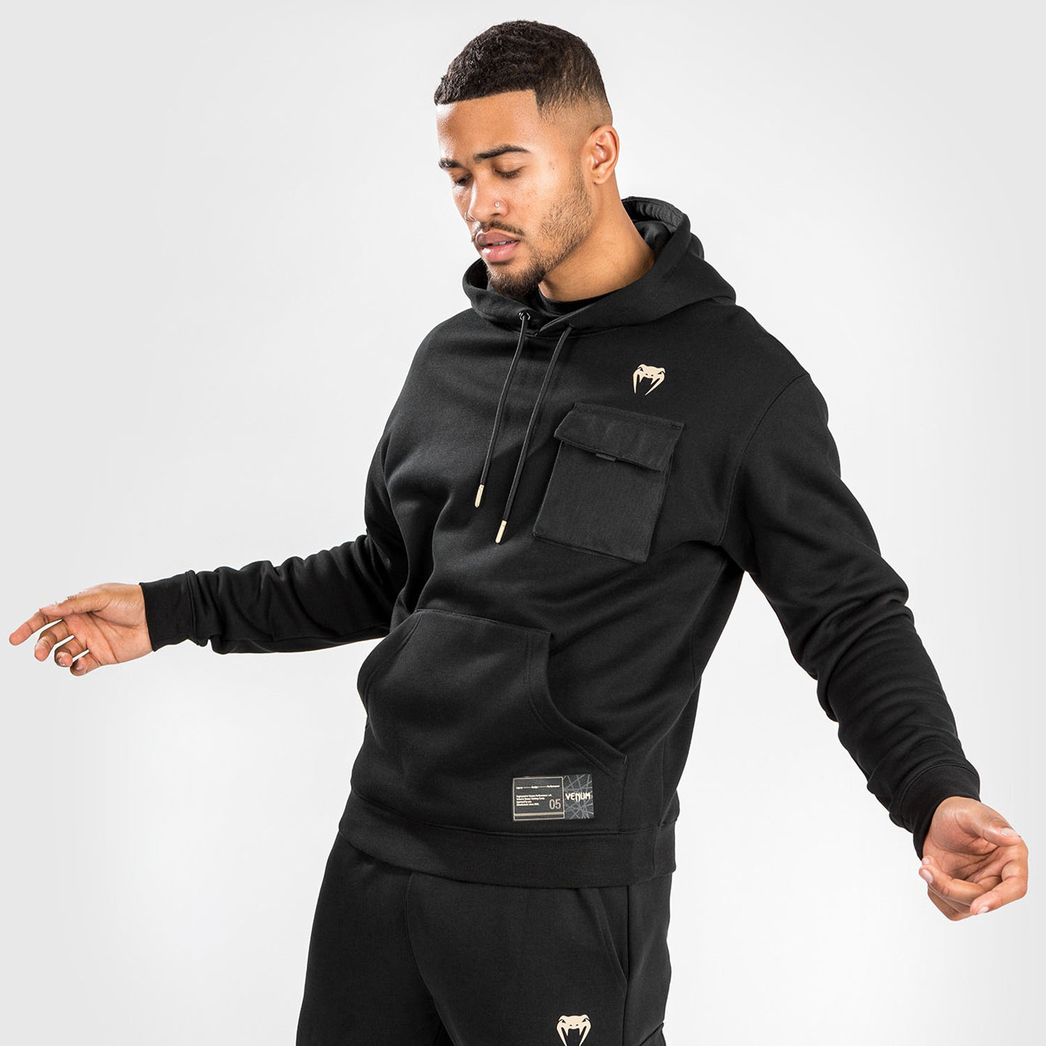 VENUM Hoody, Tecmo 2.0, black, M