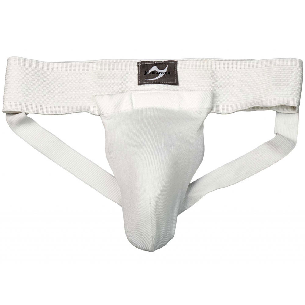 Ju-Sports Tiefschutz, Stoff, white, L