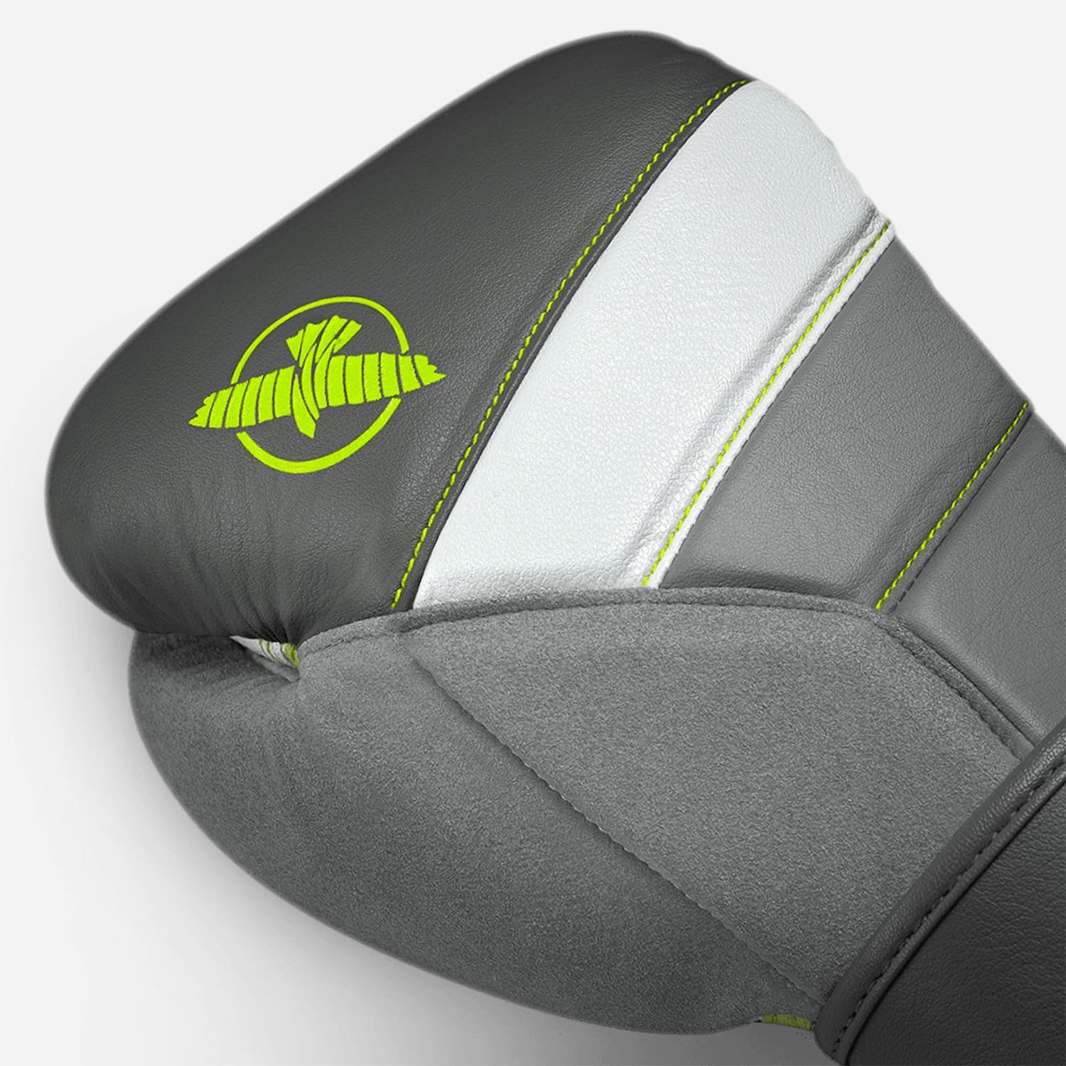 Hayabusa Boxhandschuhe, T3, grau-lime, 16 Oz
