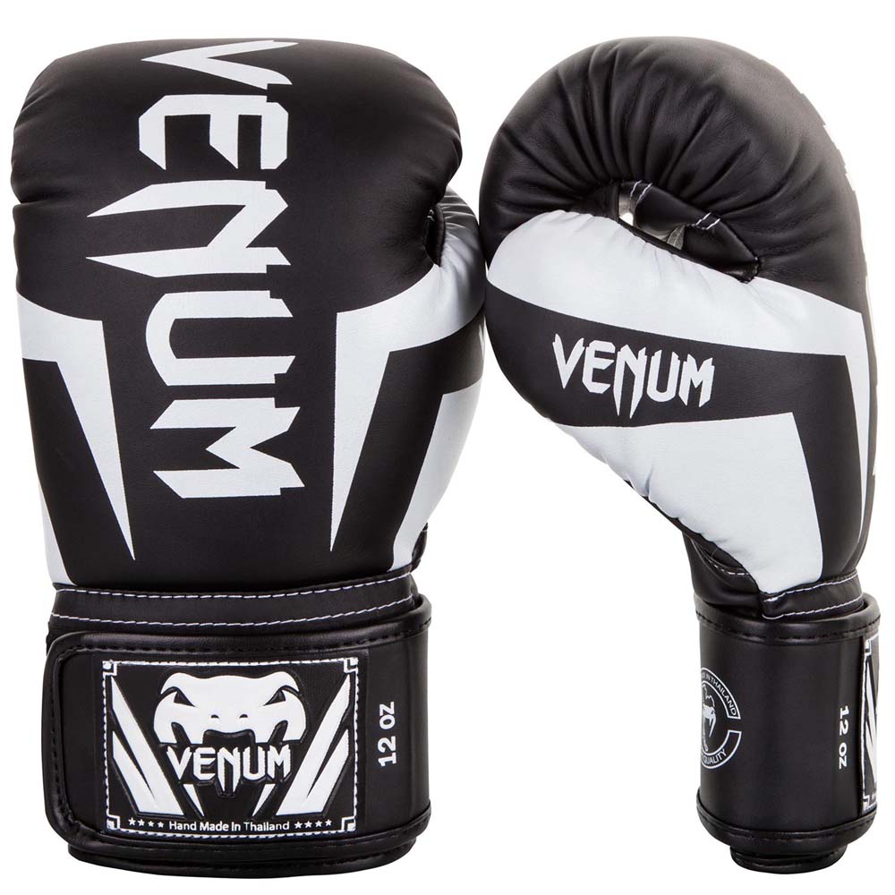 VENUM Boxhandschuhe, Elite, schwarz-weiß, 16 Oz