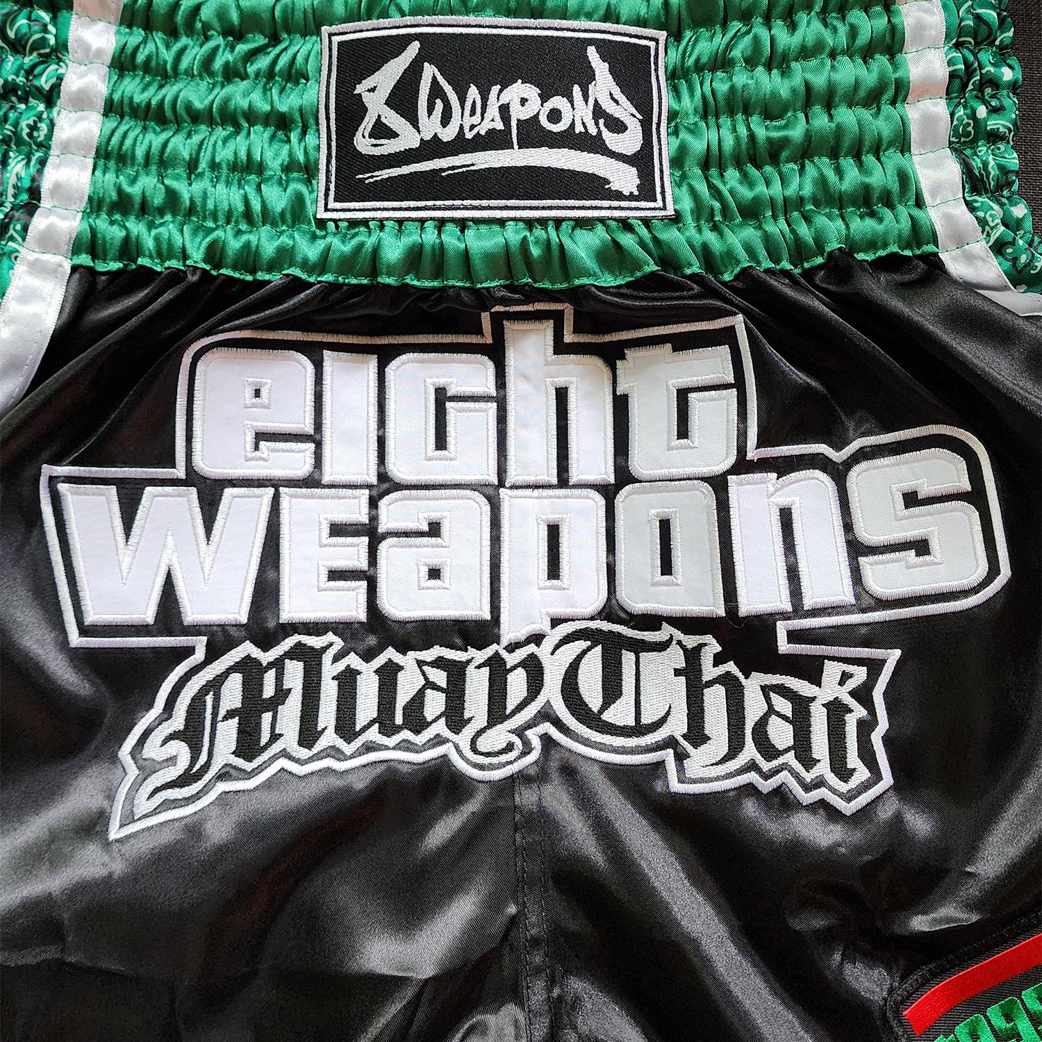 8 WEAPONS Muay Thai Shorts, West Coast, XXL
