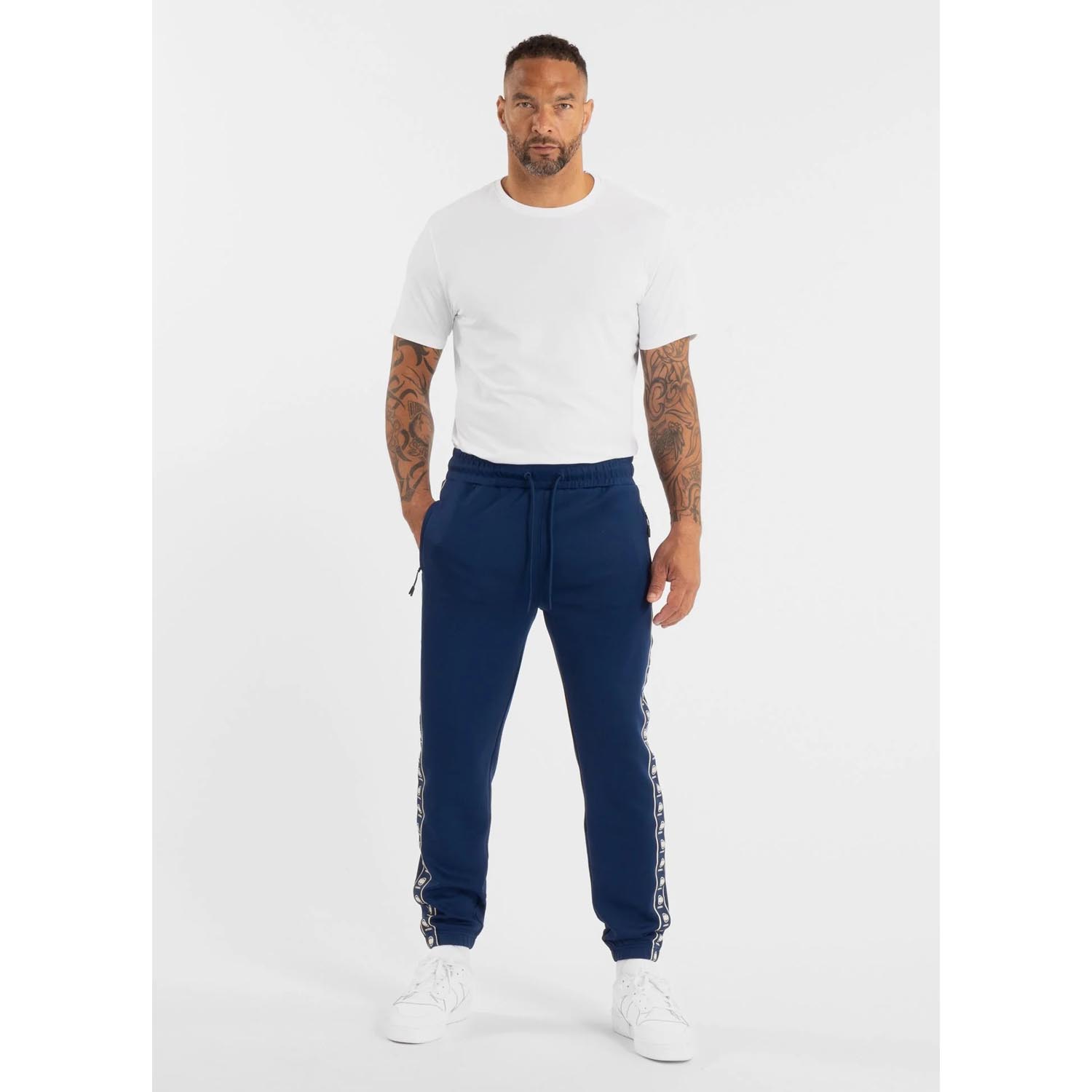 Pit Bull West Coast Jogging Pants, Powers, blue, XXXL