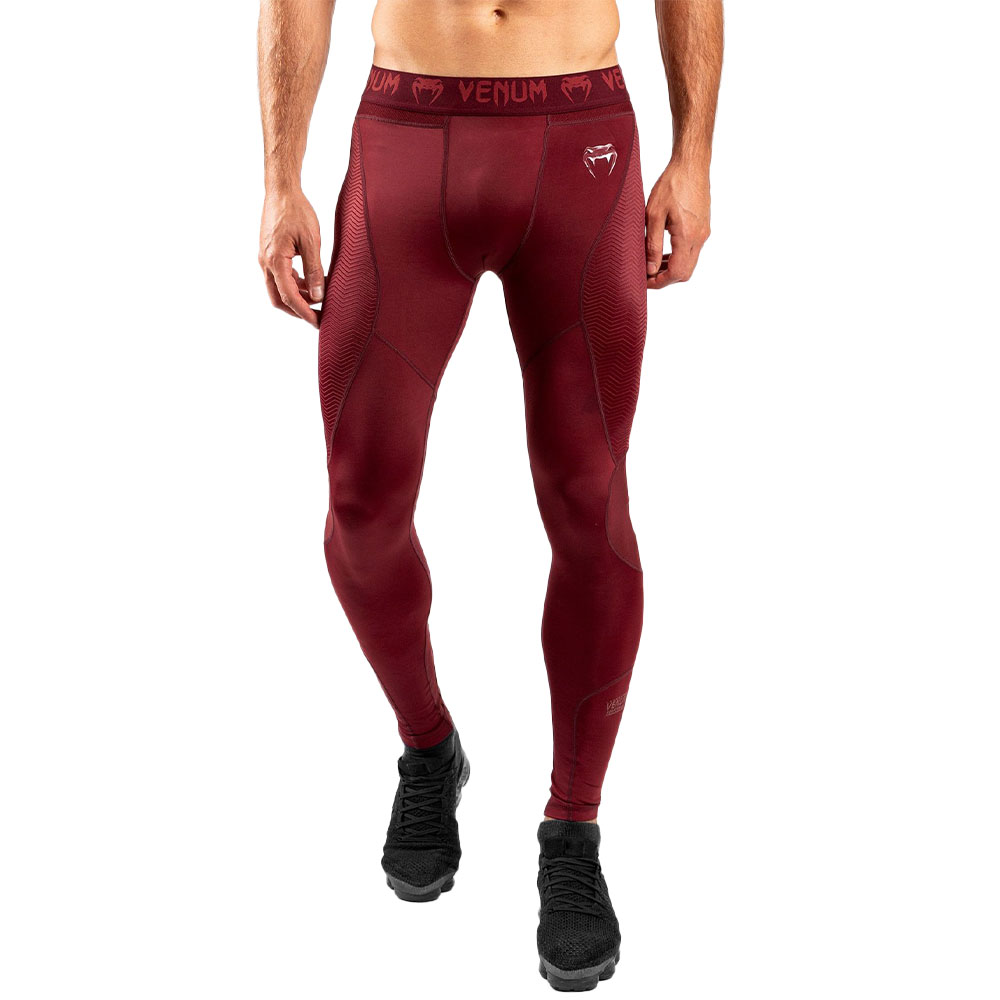 VENUM Compression Pants, G-Fit, wine red, XXL