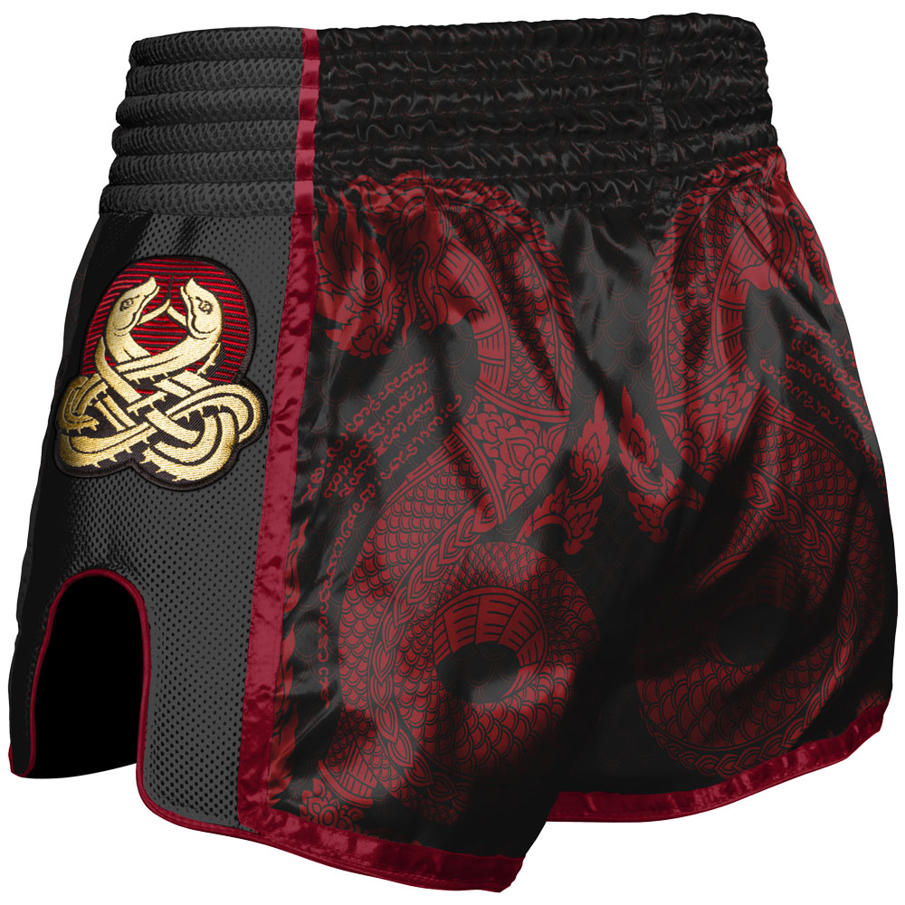 8 WEAPONS Shorts, Sak Yant Naga, black-red, S