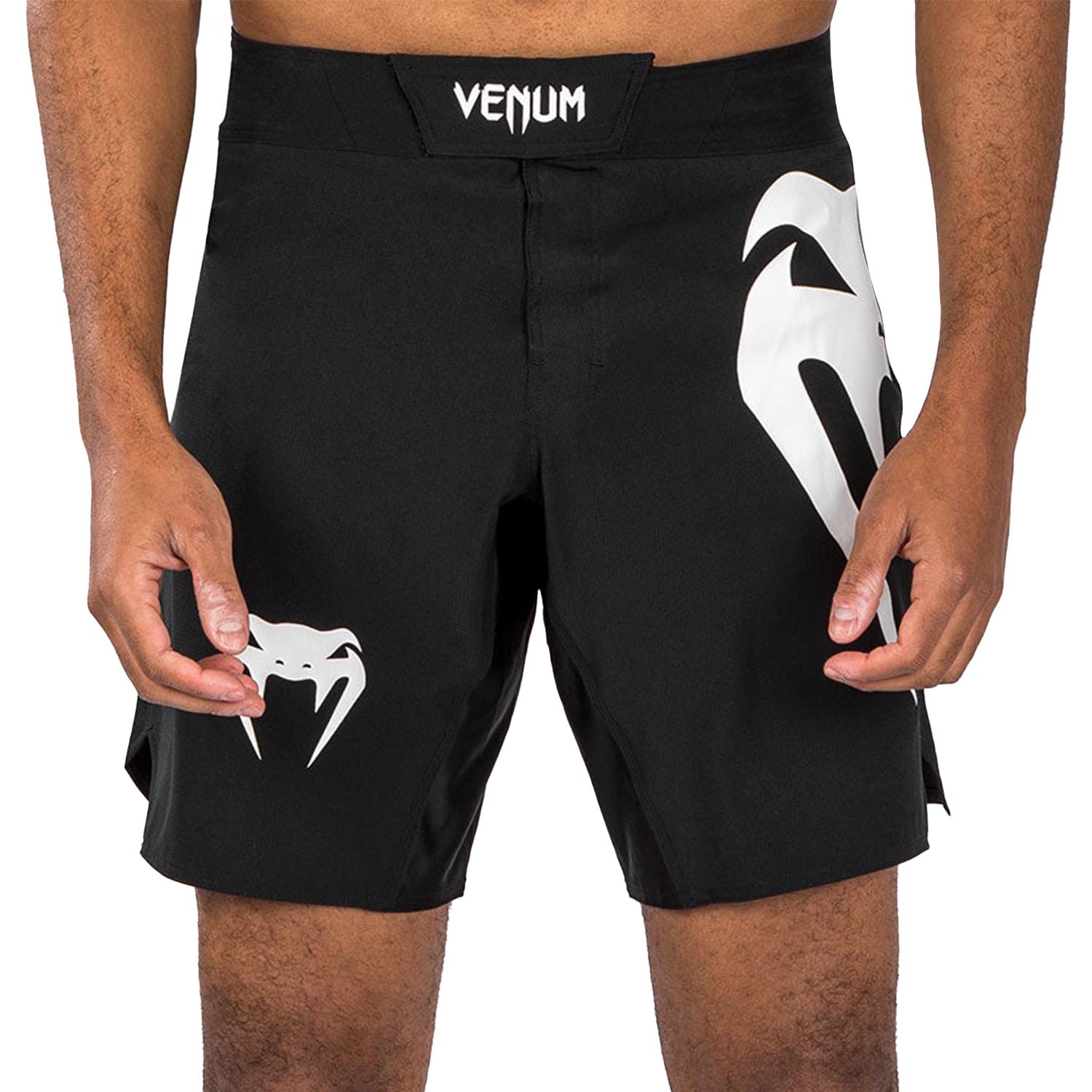 VENUM MMA Fight Shorts, Light 5.0, black-white, L
