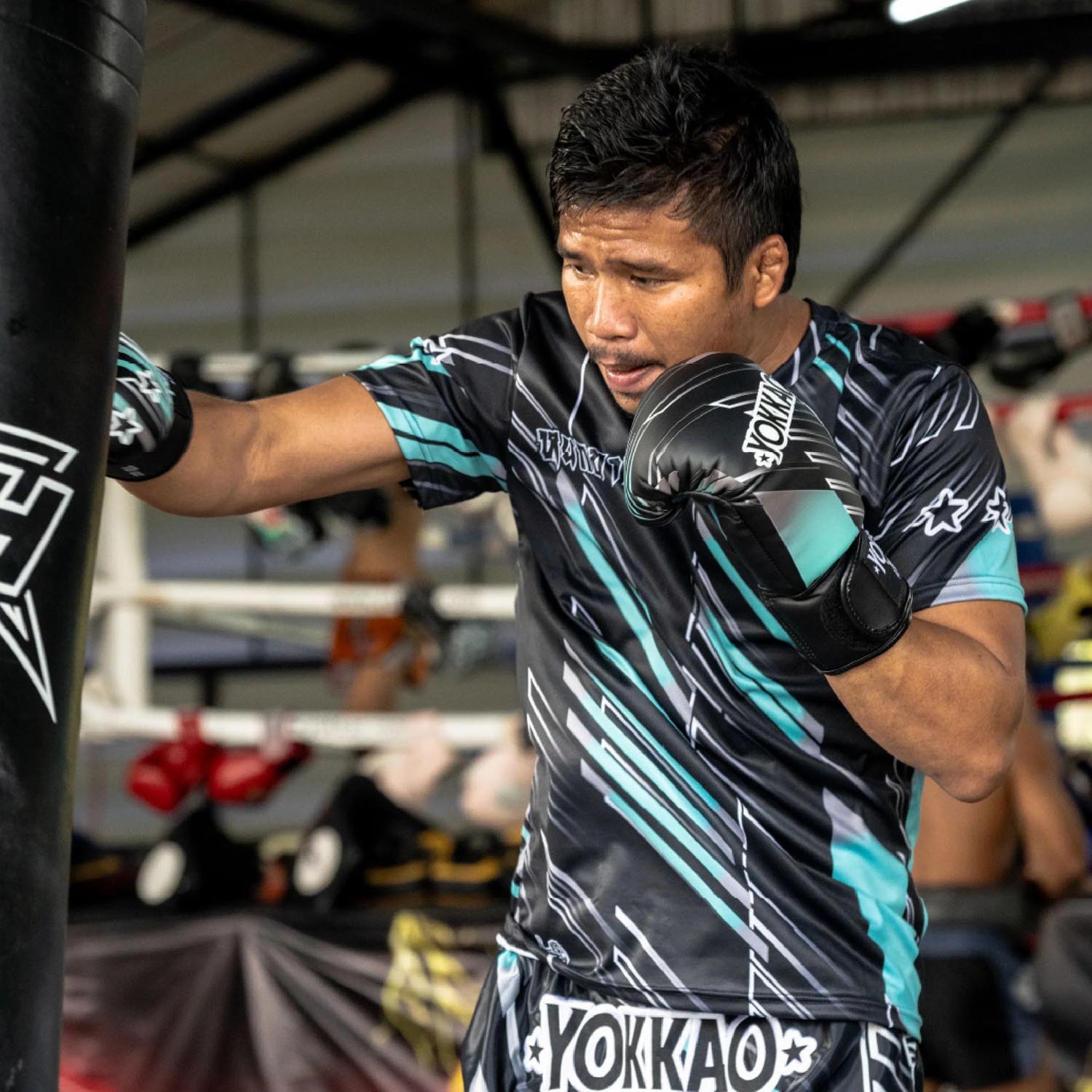 YOKKAO T-Shirt, Power, black-green, XXL