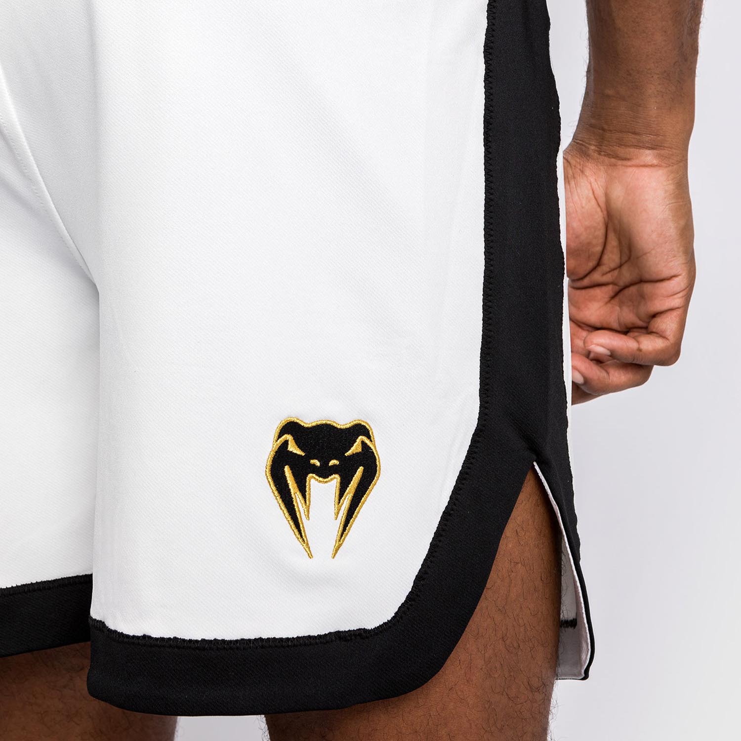 VENUM Boxing Shorts, Classic, white-black, S