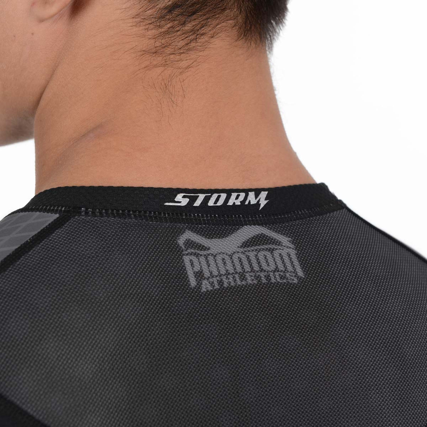 Phantom Athletics Rashguard, L/S, Storm Nitro, schwarz-grau, XXL